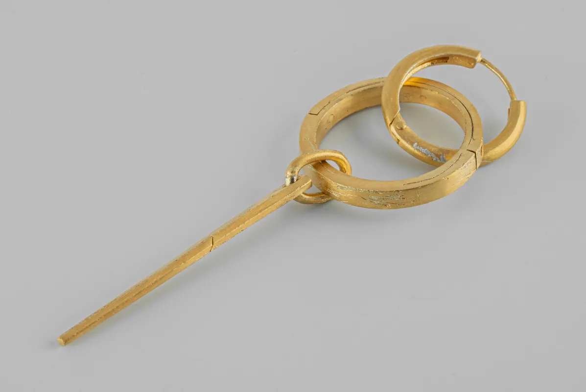 Hoop Earring v2 (Portal Var., Mini Spike, AGA+AG) sold by Parts of Four