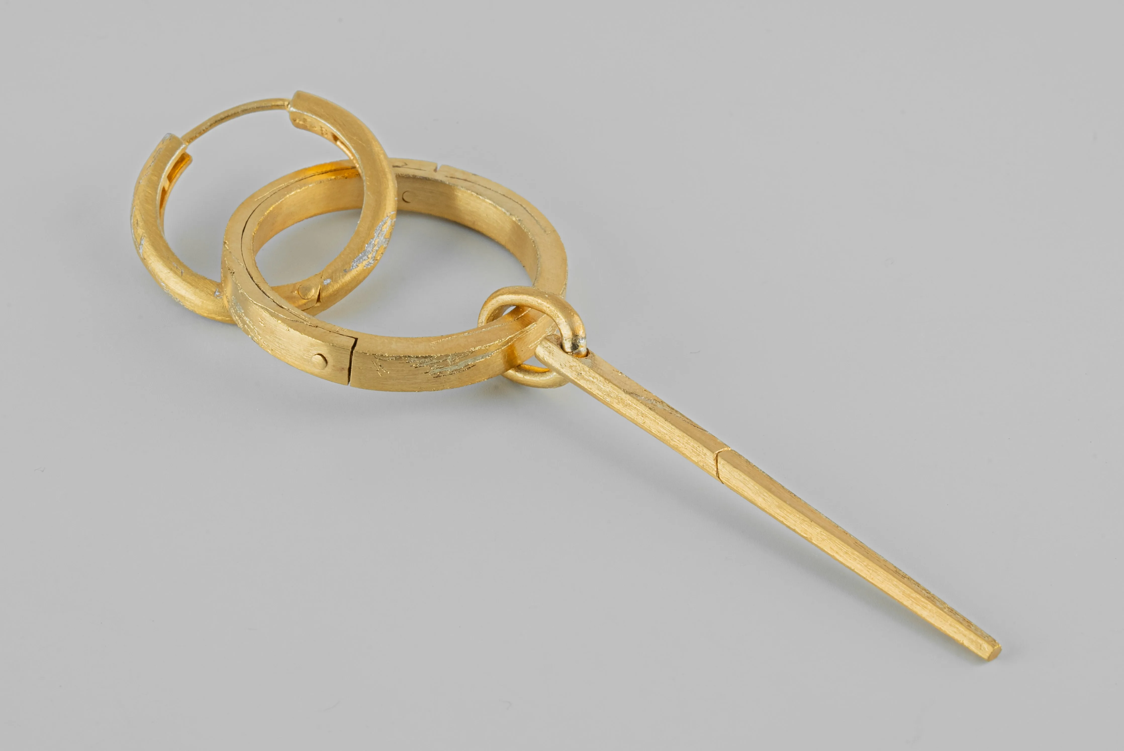 Hoop Earring v2 (Portal Var., Mini Spike, AGA+AG) sold by Parts of Four product image thumbnail 2