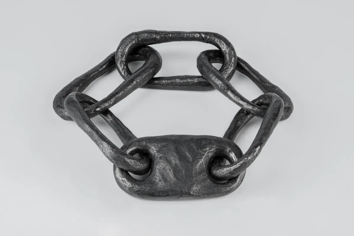 Roman Medium Link Bracelet w/ Medium Closed Link (KA) sold by Parts of Four