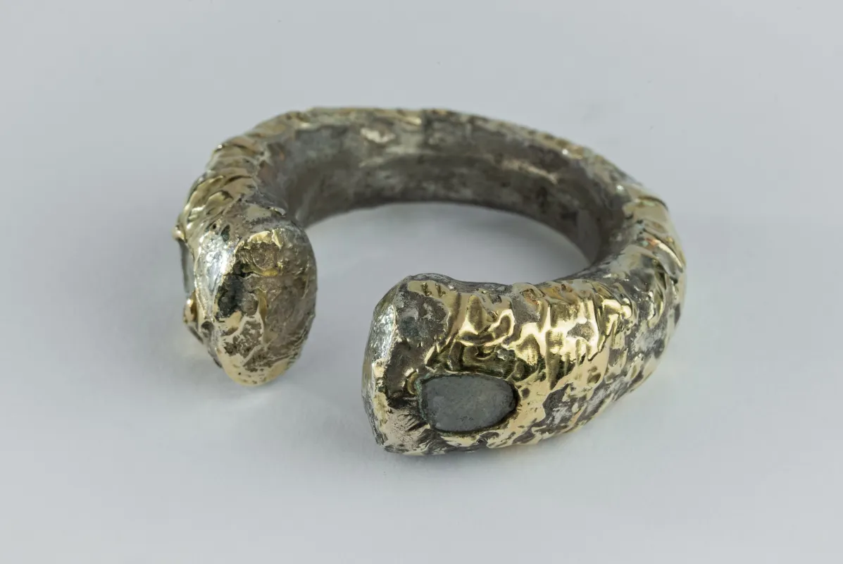 Druid Ring (Fuse, Arc set, 2 Diamond Slabs, DA18K+DIA) sold by Parts of Four