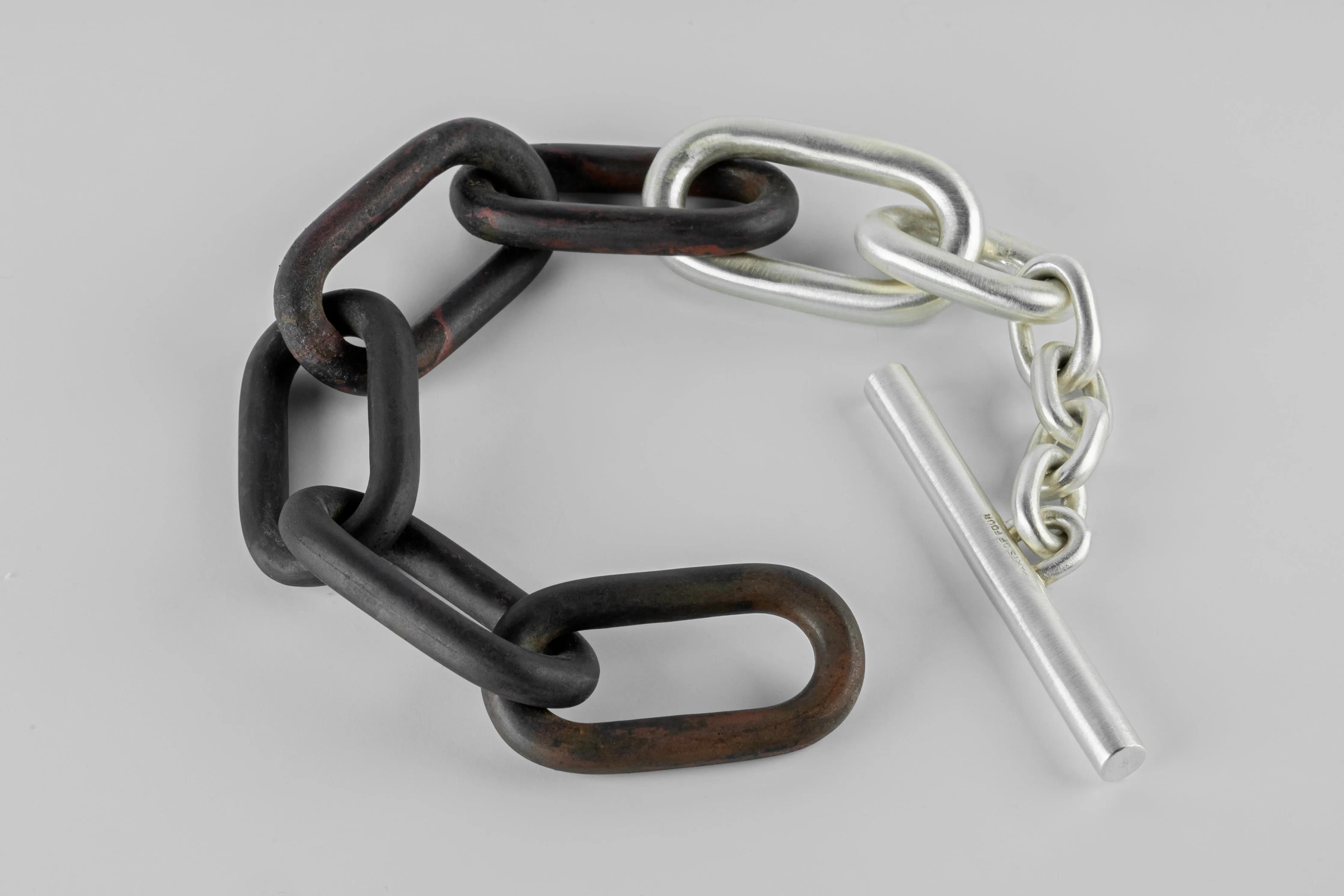 Toggle Chain Bracelet (Medium Links, DR+MA) sold by Parts of Four product image thumbnail 2