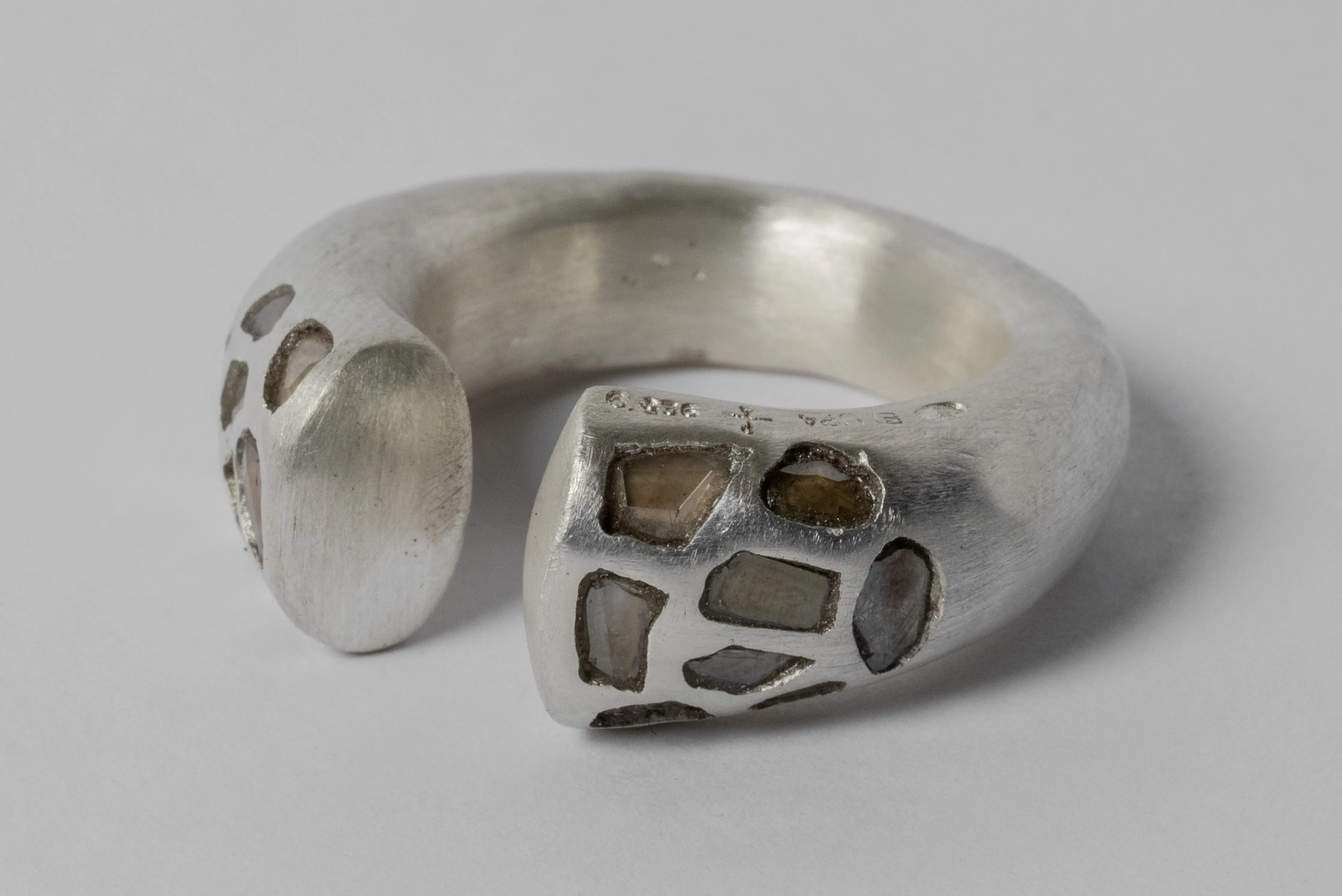 Druid Ring (Arc Set, Mega Pavé, MA+DIA) sold by Parts of Four