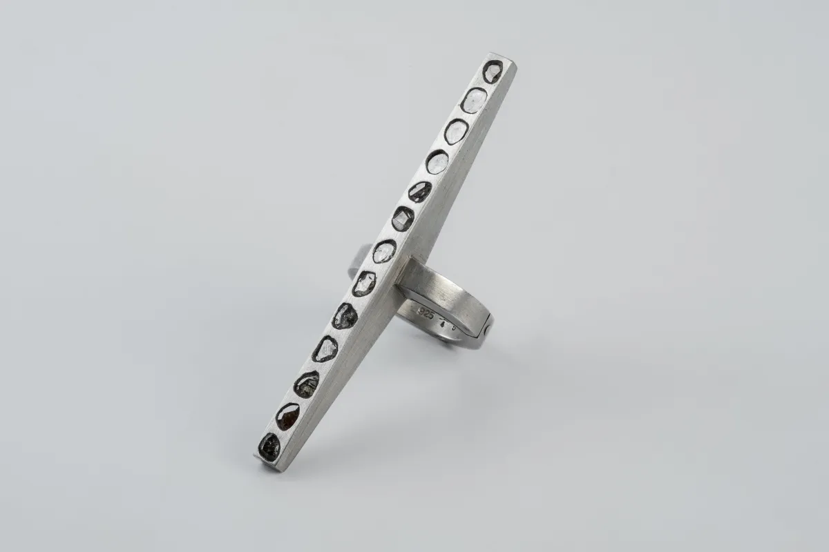 Sistema Ring (Rotated Bridge, Mega Pavé, 4mm, DA+DIA) sold by Parts of Four