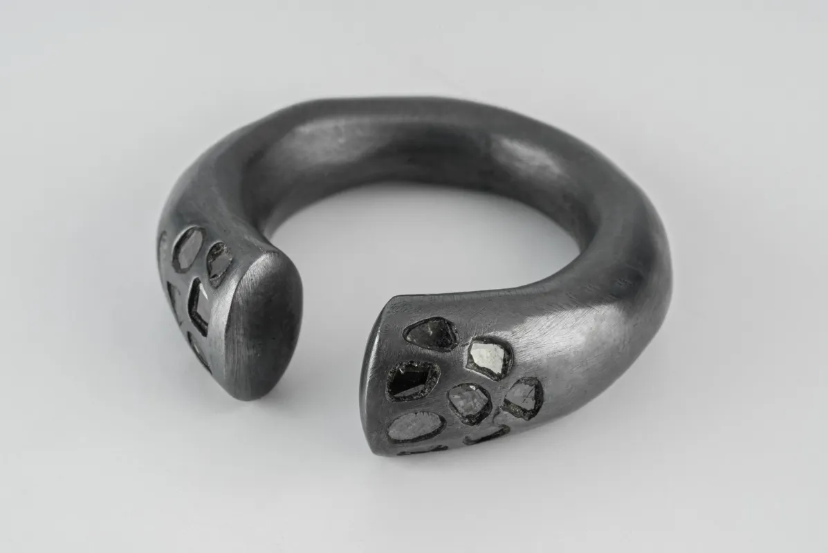 Little Druid Ring (Arc Set, Mega Pavé, KA+DIA) sold by Parts of Four