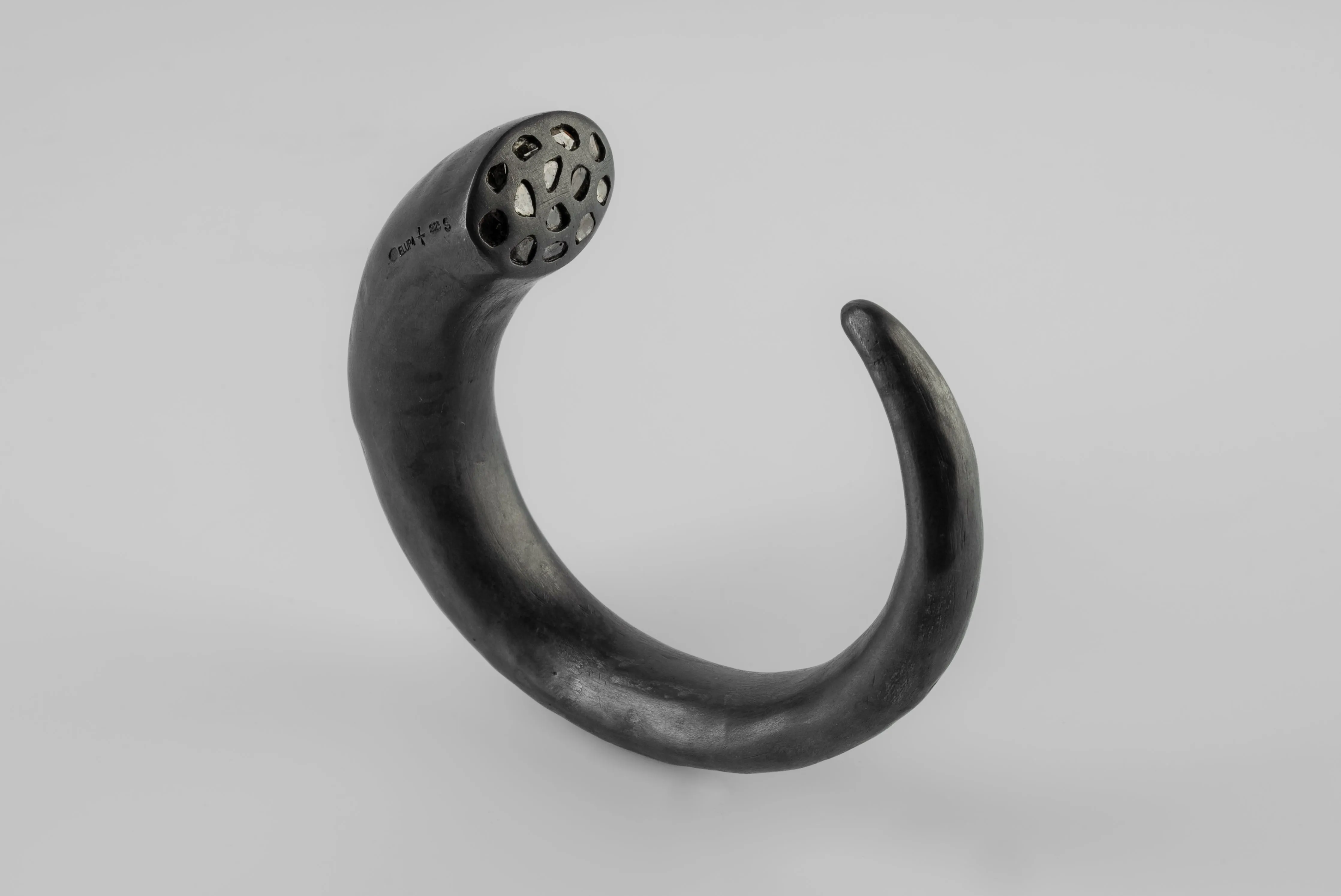 Horn Bracelet (Hoof Set, Mega Pavé, KA+DIA) sold by Parts of Four product image thumbnail 2