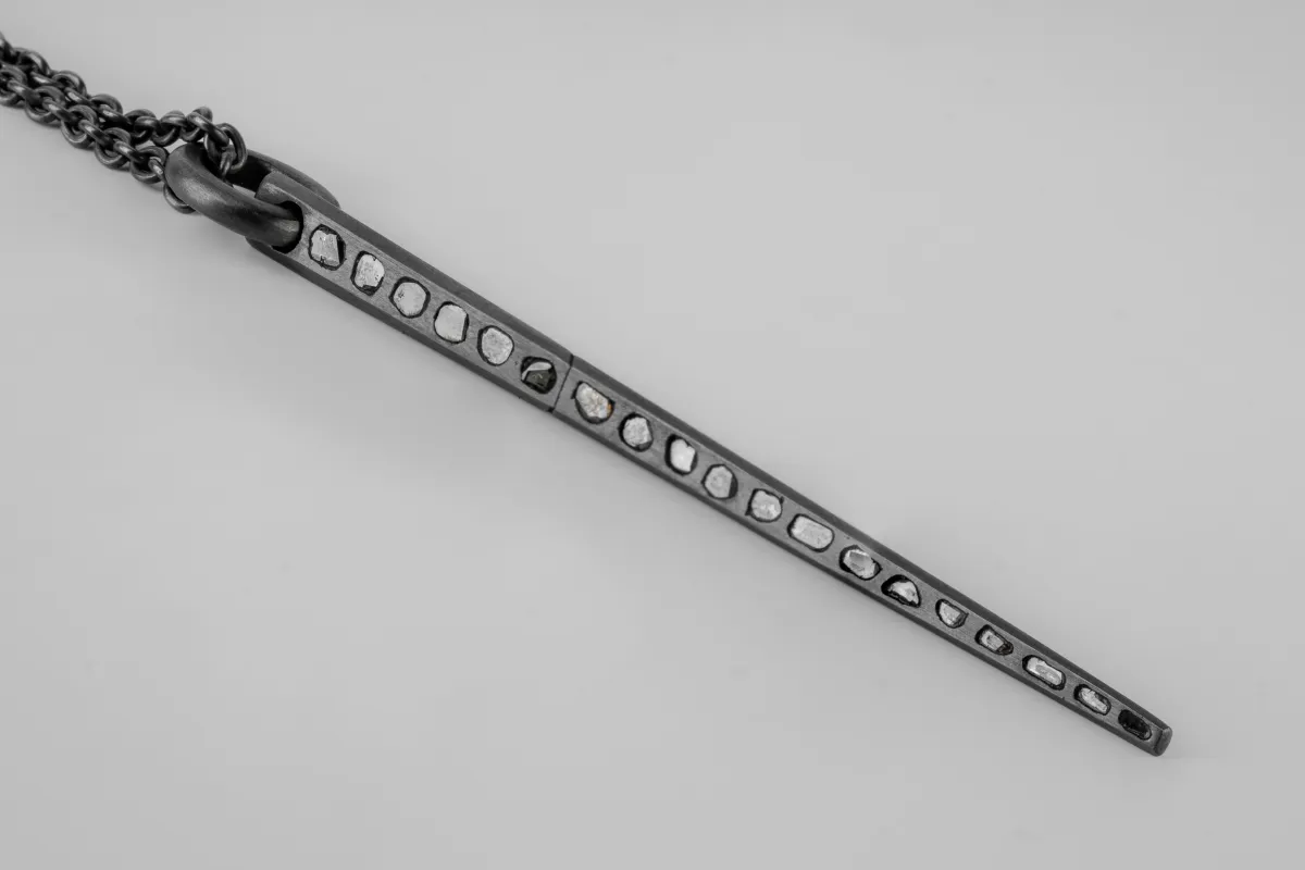 Medium Spike Necklace (Mega Pavé, KA+DIA) sold by Parts of Four