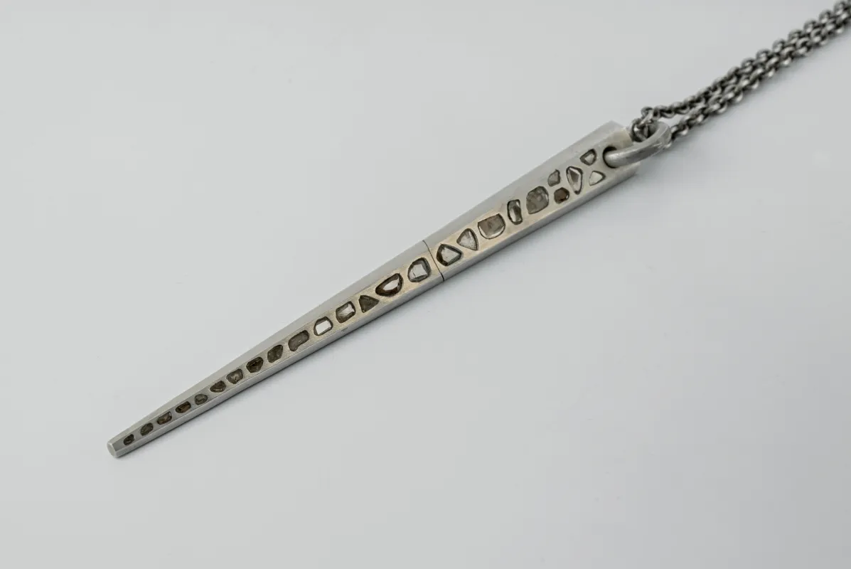 Big Spike Necklace (Mega Pavé, DA+DIA) sold by Parts of Four