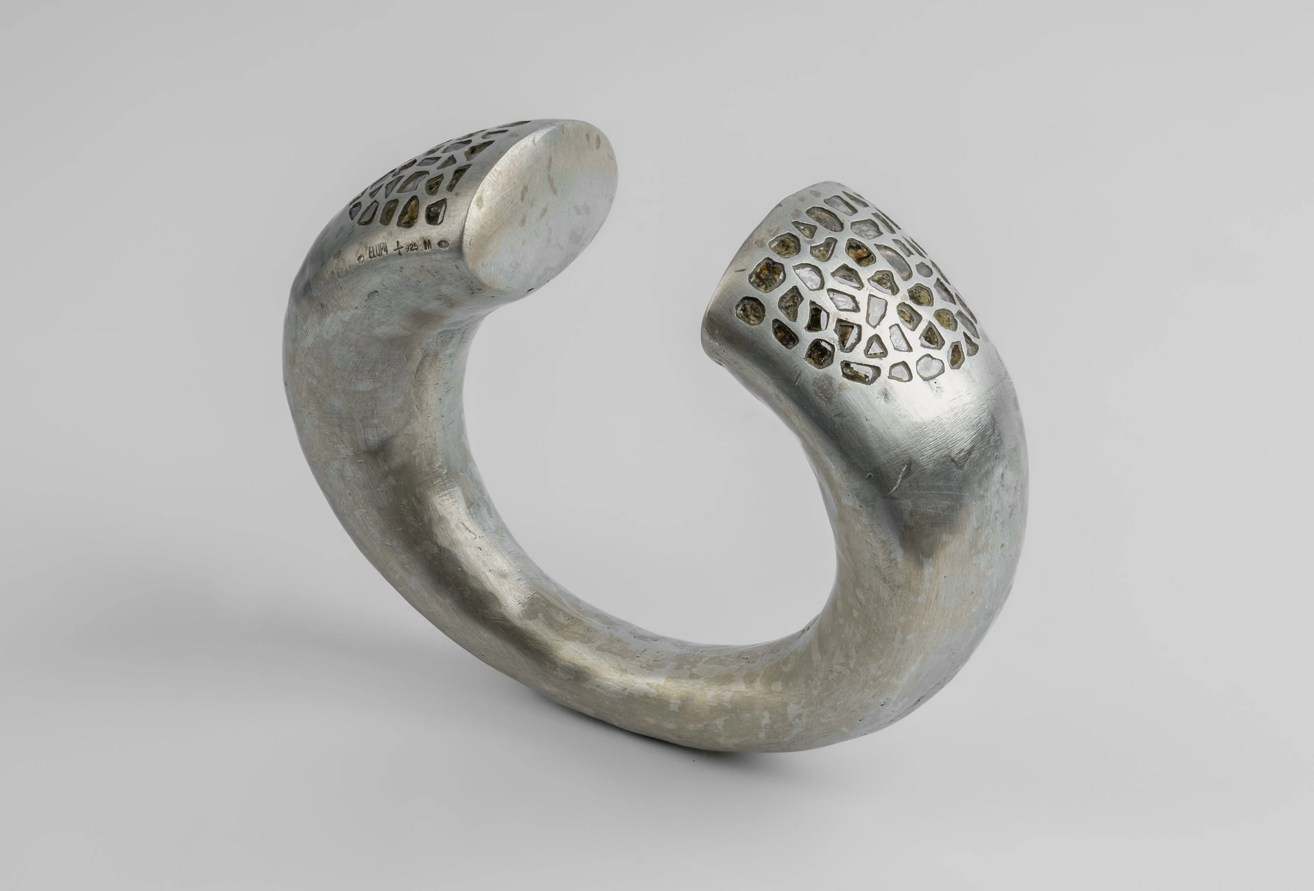 Giant Druid Bracelet (Arc Set, Mega Pavé, MA+DIA) sold by Parts of Four product image thumbnail 2