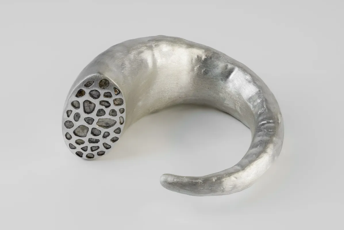 Monster Horn Bracelet (Hoof Set, Mega Pavé, MA+DIA) sold by Parts of Four