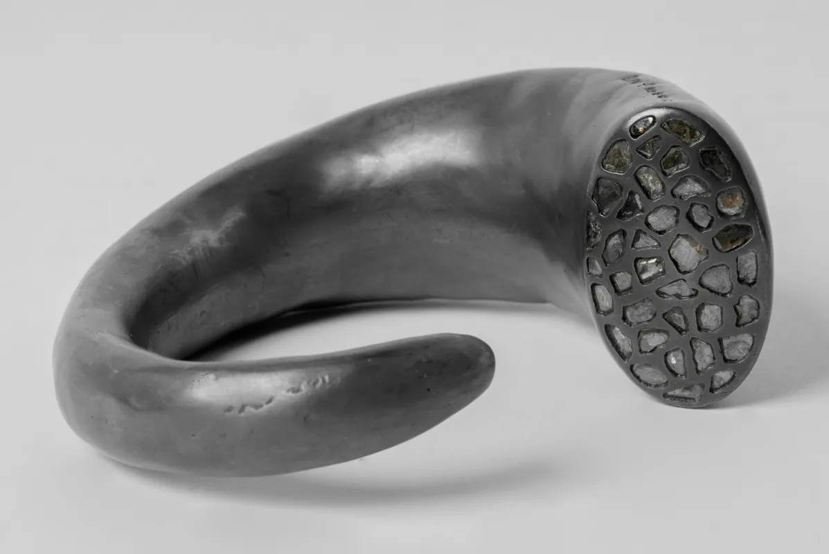 Giant Horn Bracelet (Hoof Set, Mega Pavé, KA+DIA) sold by Parts of Four