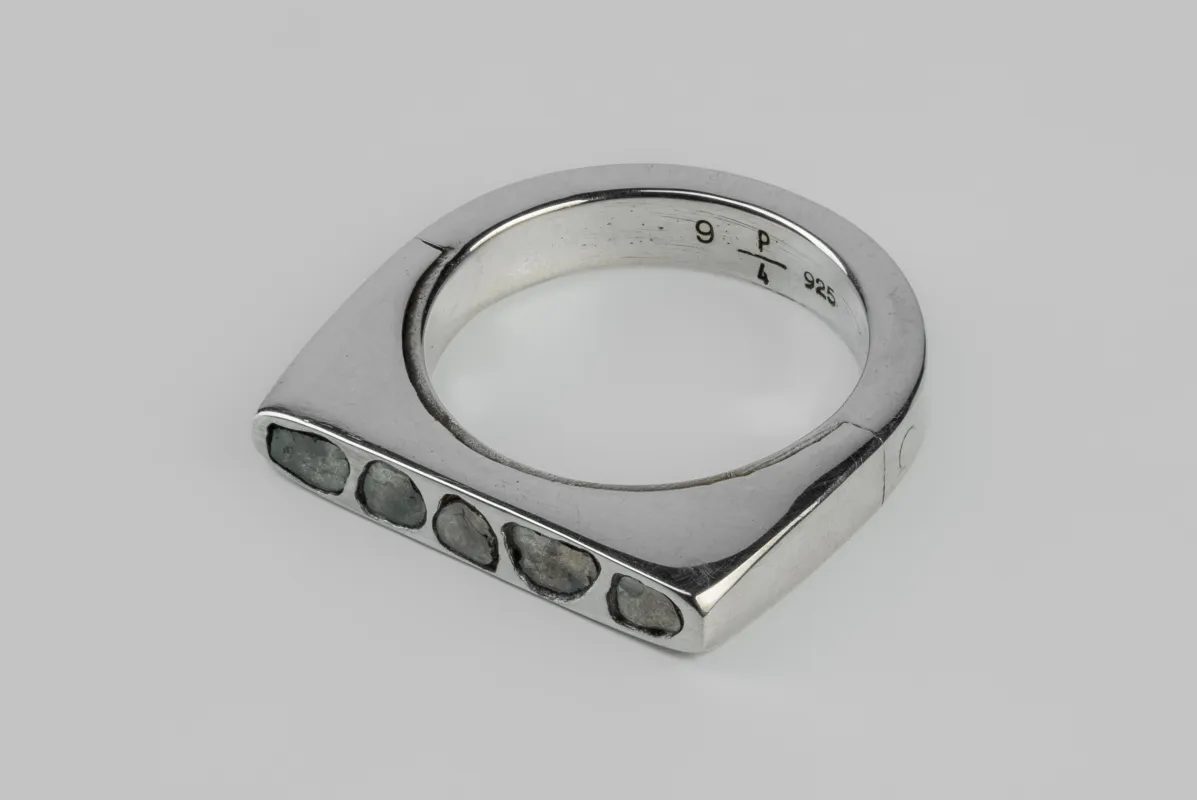 Sistema Ring (Mega Pavé, Oval, 4mm, PA+DIA) sold by Parts of Four