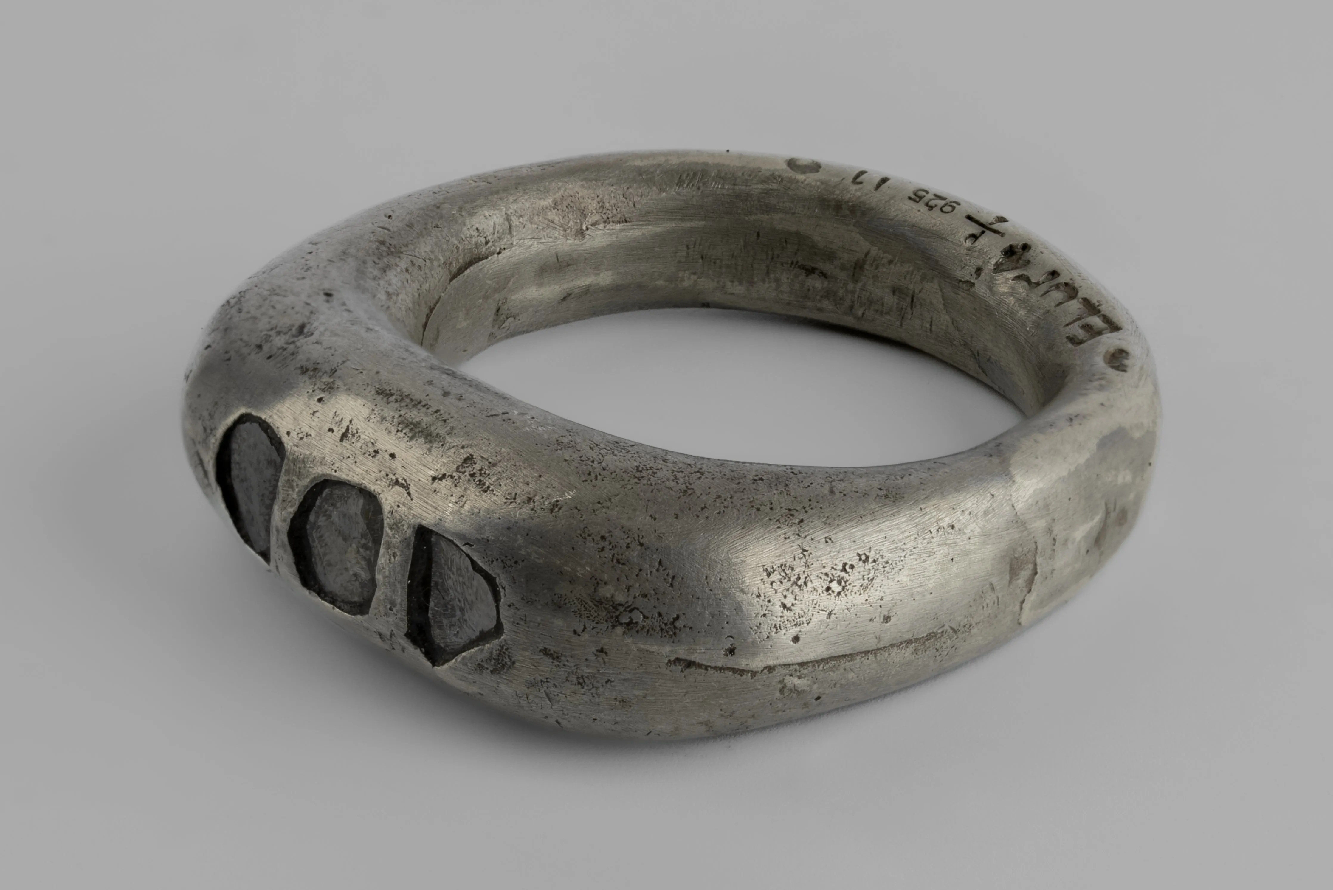 Mountain Ring (0.4 CT, 3 Diamond Slabs, DA+DIA) sold by Parts of Four