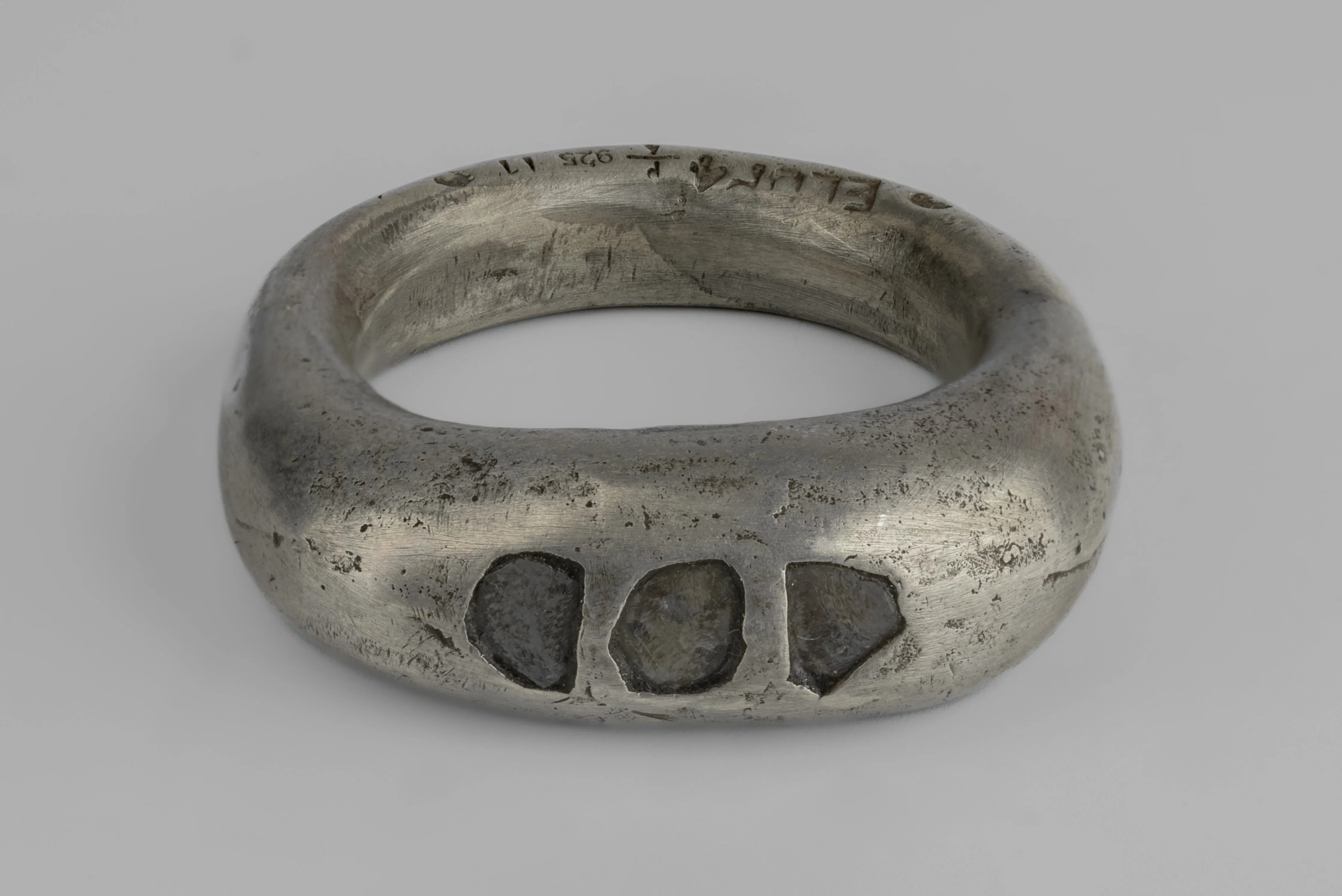 Mountain Ring (0.4 CT, 3 Diamond Slabs, DA+DIA) sold by Parts of Four product image thumbnail 3