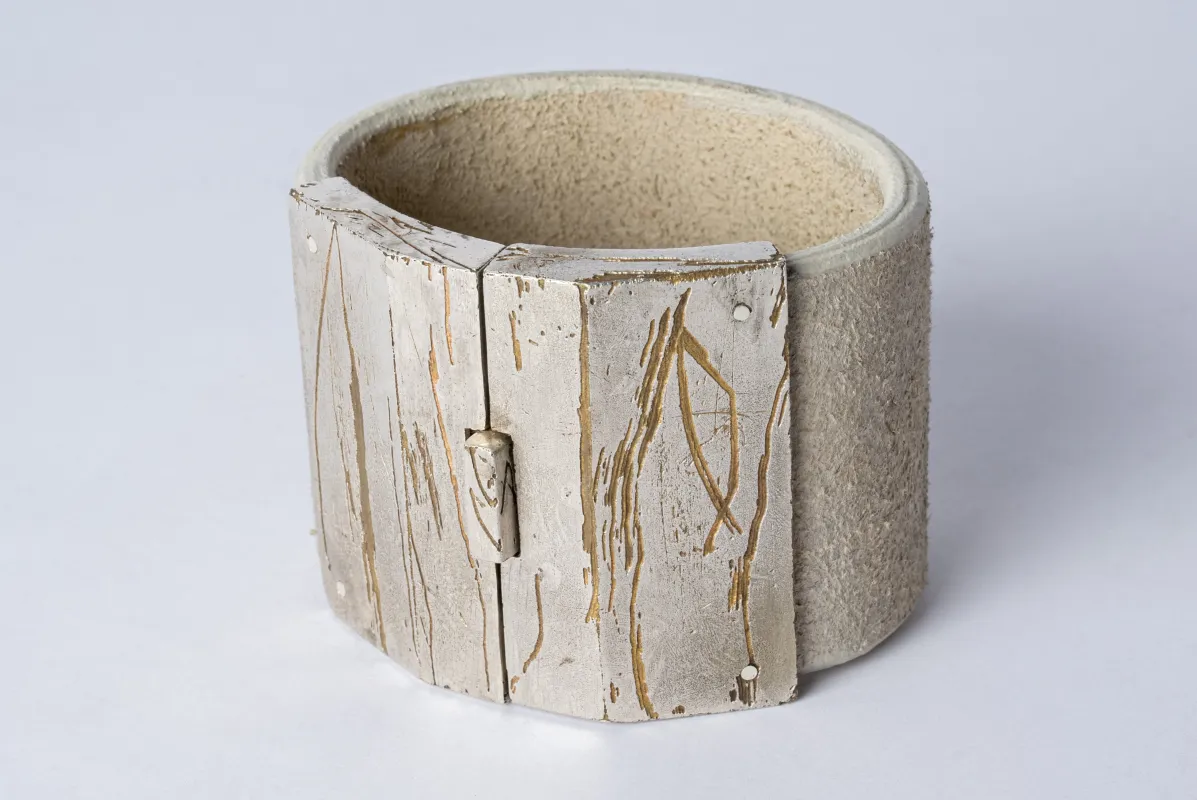 Box Lock Bracelet (Facet, Wide, FLE+SUAG) sold by Parts of Four