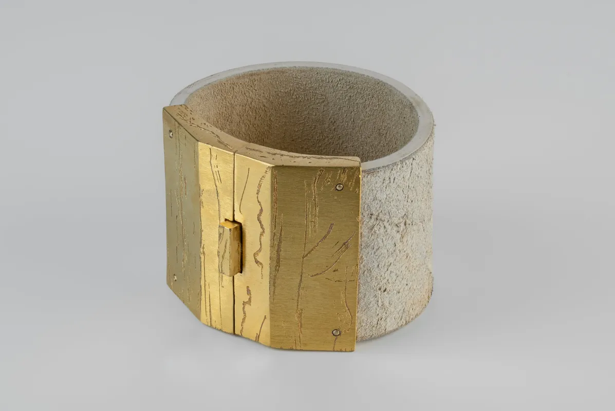 Box Lock Bracelet (Facet, Wide, FLE+AG) sold by Parts of Four