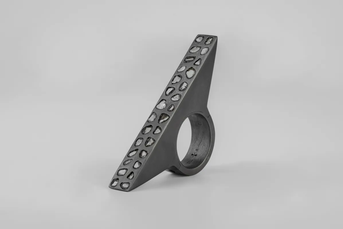 Sistema Ring (Bridge, Mega Pavé, 9mm, KA+DIA) sold by Parts of Four