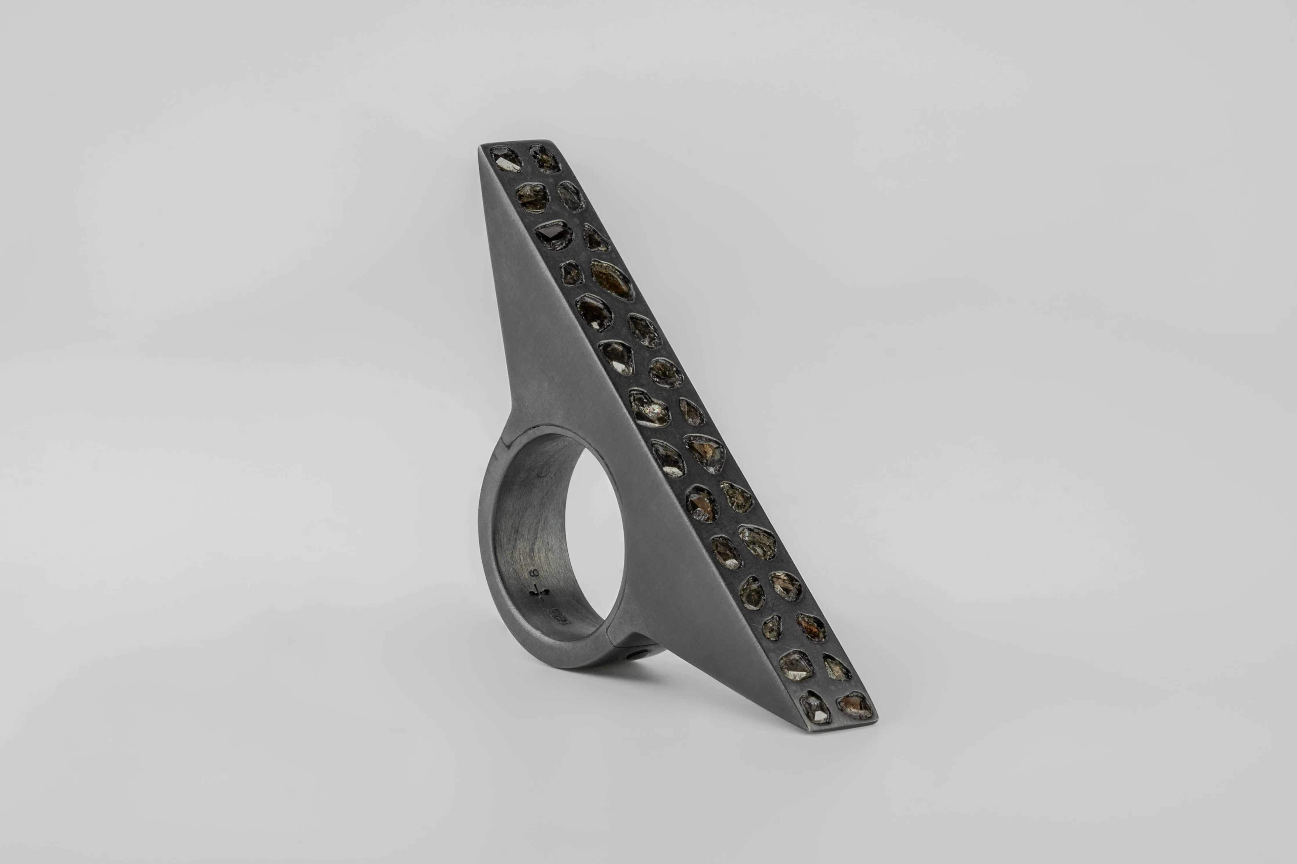 Sistema Ring (Bridge, Mega Pavé, 9mm, KA+DIA) sold by Parts of Four product image thumbnail 3