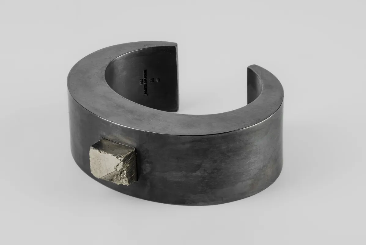 Crescent Bracelet (Mineral Collision, 30mm, KA+PYR) sold by Parts of Four