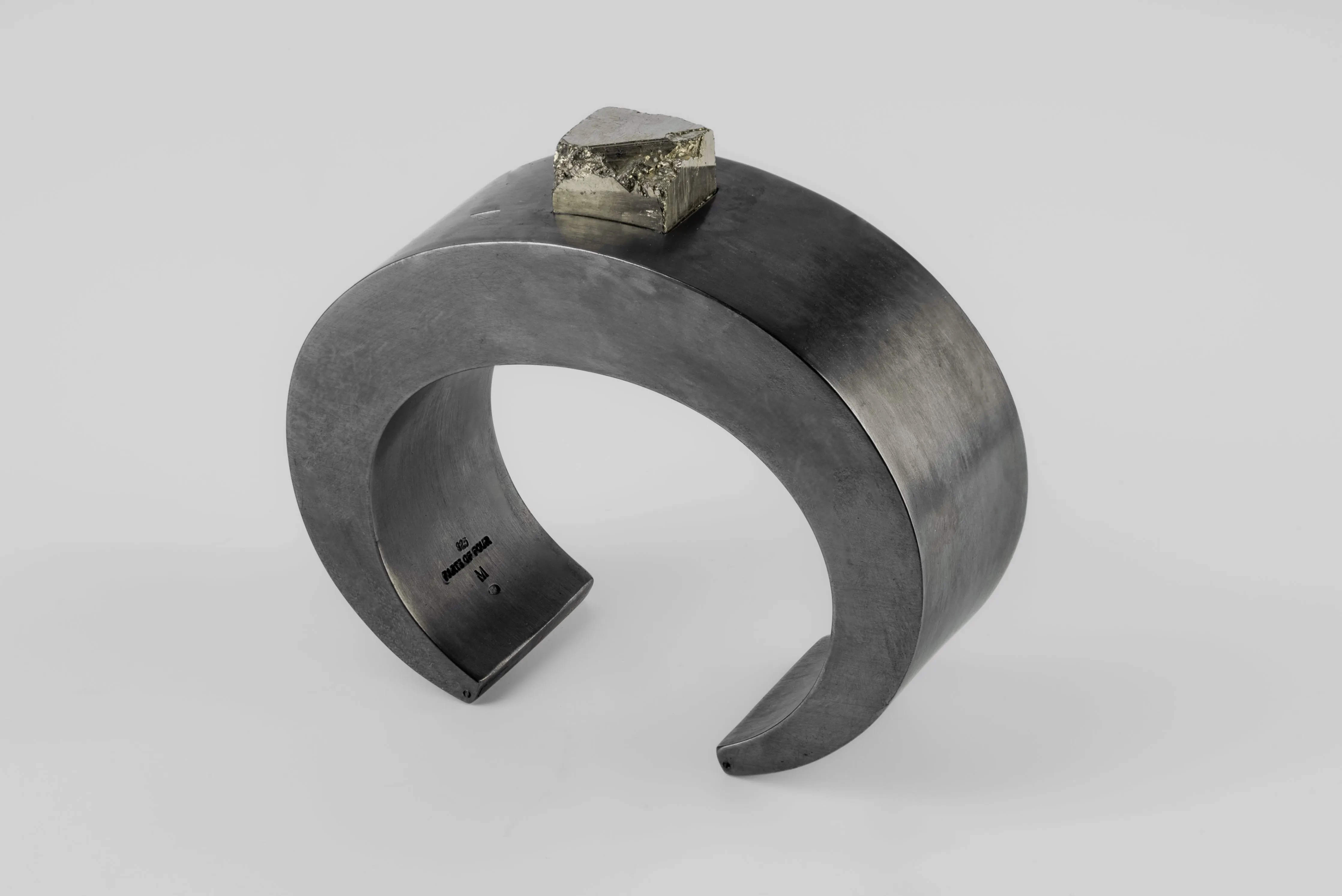 Crescent Bracelet (Mineral Collision, 30mm, KA+PYR) sold by Parts of Four product image thumbnail 2