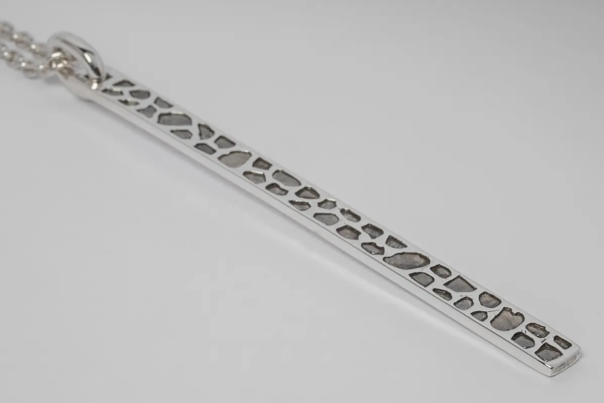 Plate Necklace (Mega Pavé, Half, PA+DIA) sold by Parts of Four