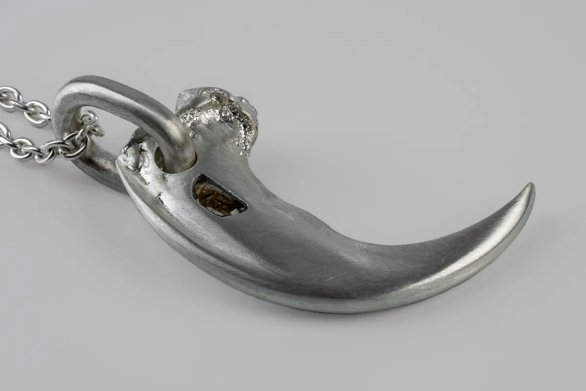 Bear Claw Necklace Redux (0.4 CT, Diamond Slab, MA+DIA) sold by Parts of Four