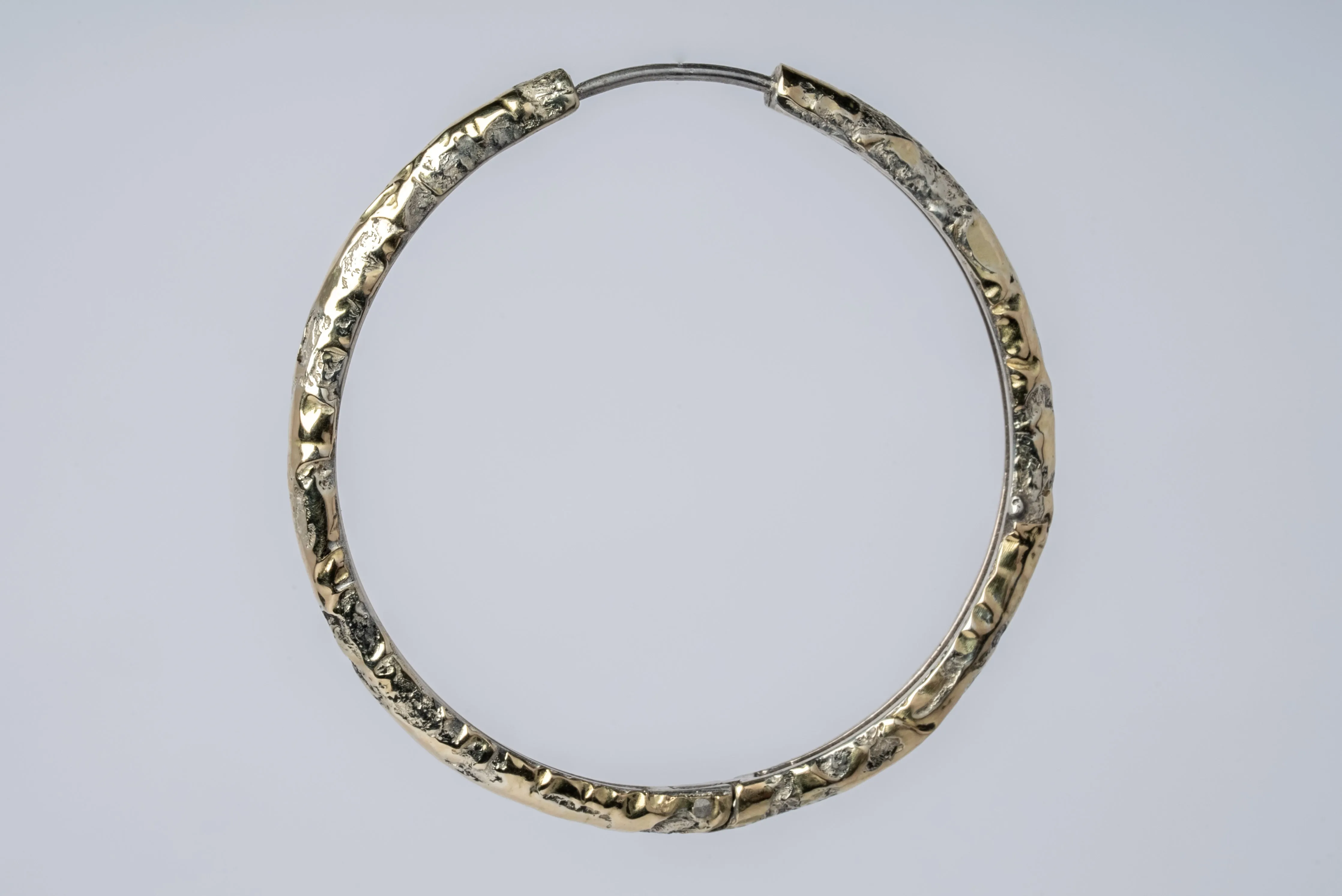 Hoop Earring v2 (Fuse, Medium, PA18K) sold by Parts of Four product image thumbnail 5