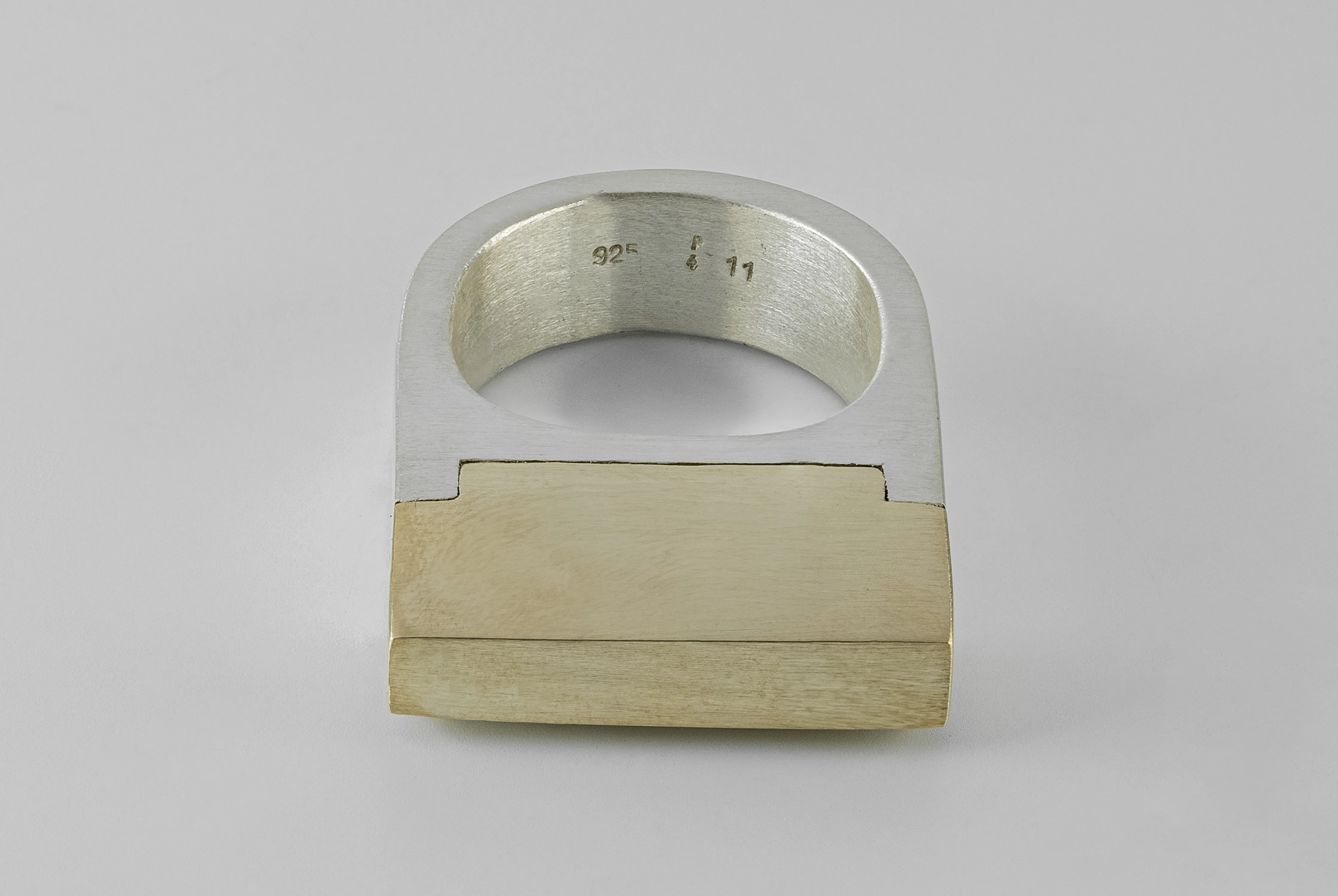 Plate Ring Single (Pyroid, 9mm, MA+MR) sold by Parts of Four product image thumbnail 3
