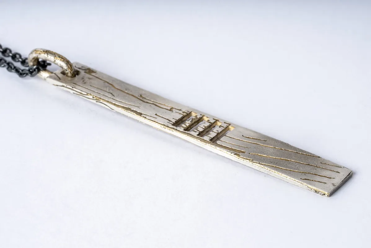 Plate Necklace (4-Bar Punchout, SUAG+KA) sold by Parts of Four