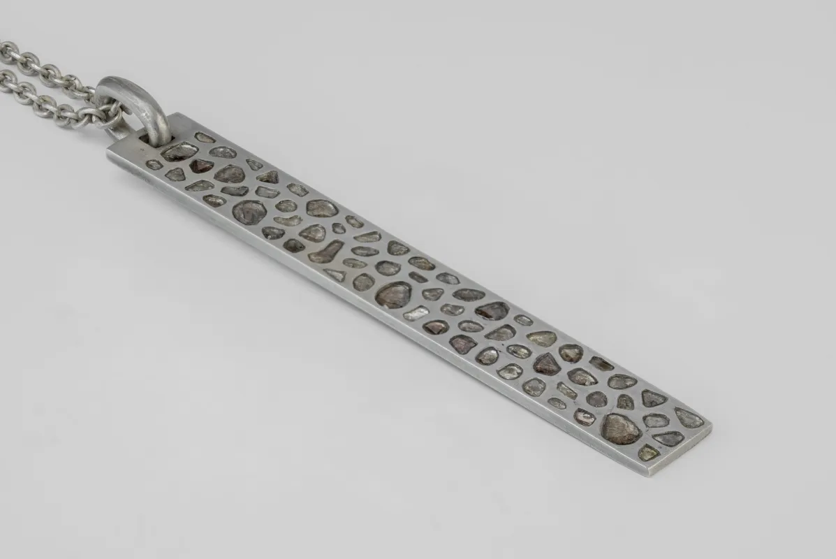 Plate Necklace (Mega Pavé, DA+DIA) sold by Parts of Four