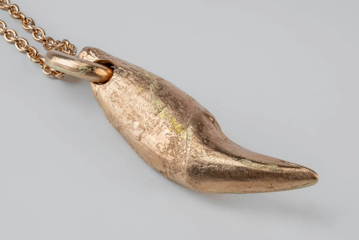 Bear Tooth Necklace Ghost (Medium, AM+AMA) sold by Parts of Four