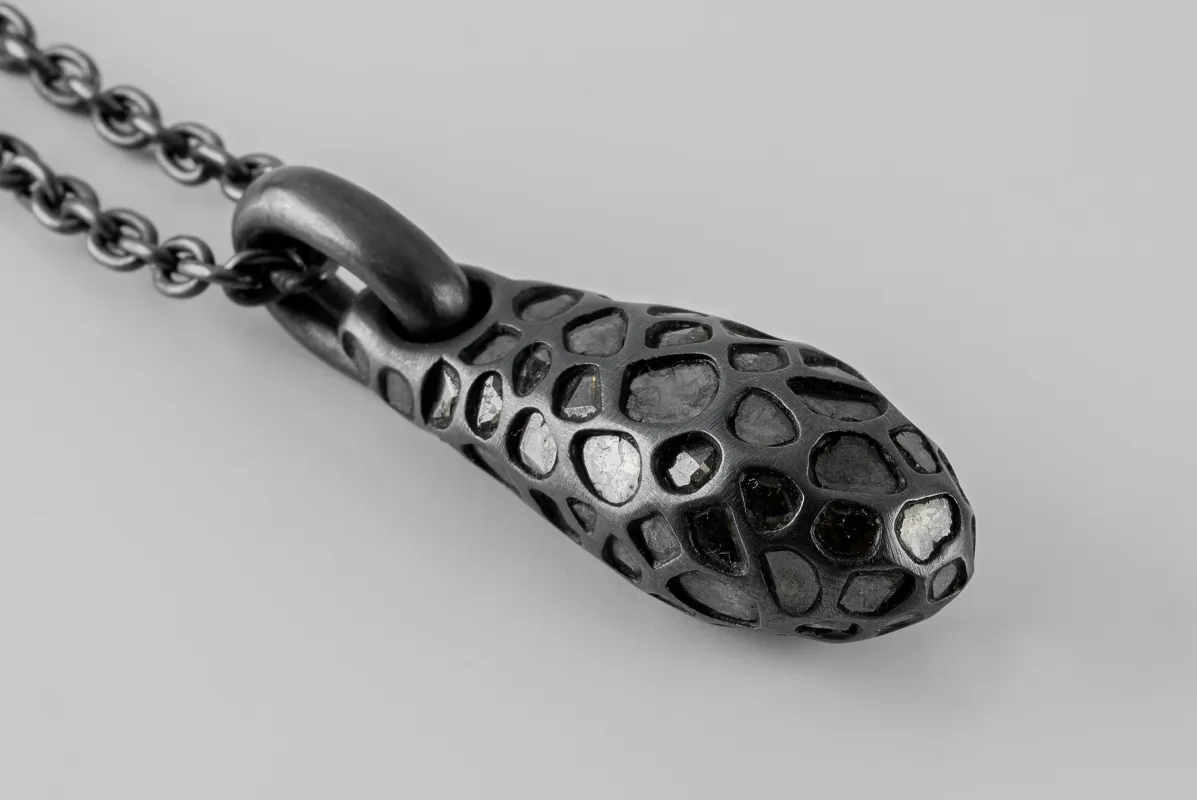 Chrysalis Necklace (Nympha, Mega Pavé, No.3, KA+DIA) sold by Parts of Four