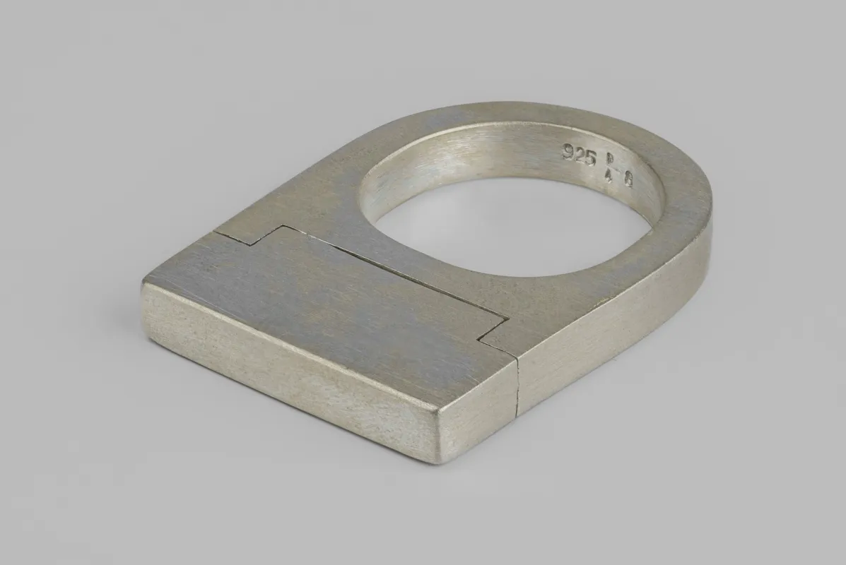Plate Ring Single (Cuboid, 4mm, MA) sold by Parts of Four