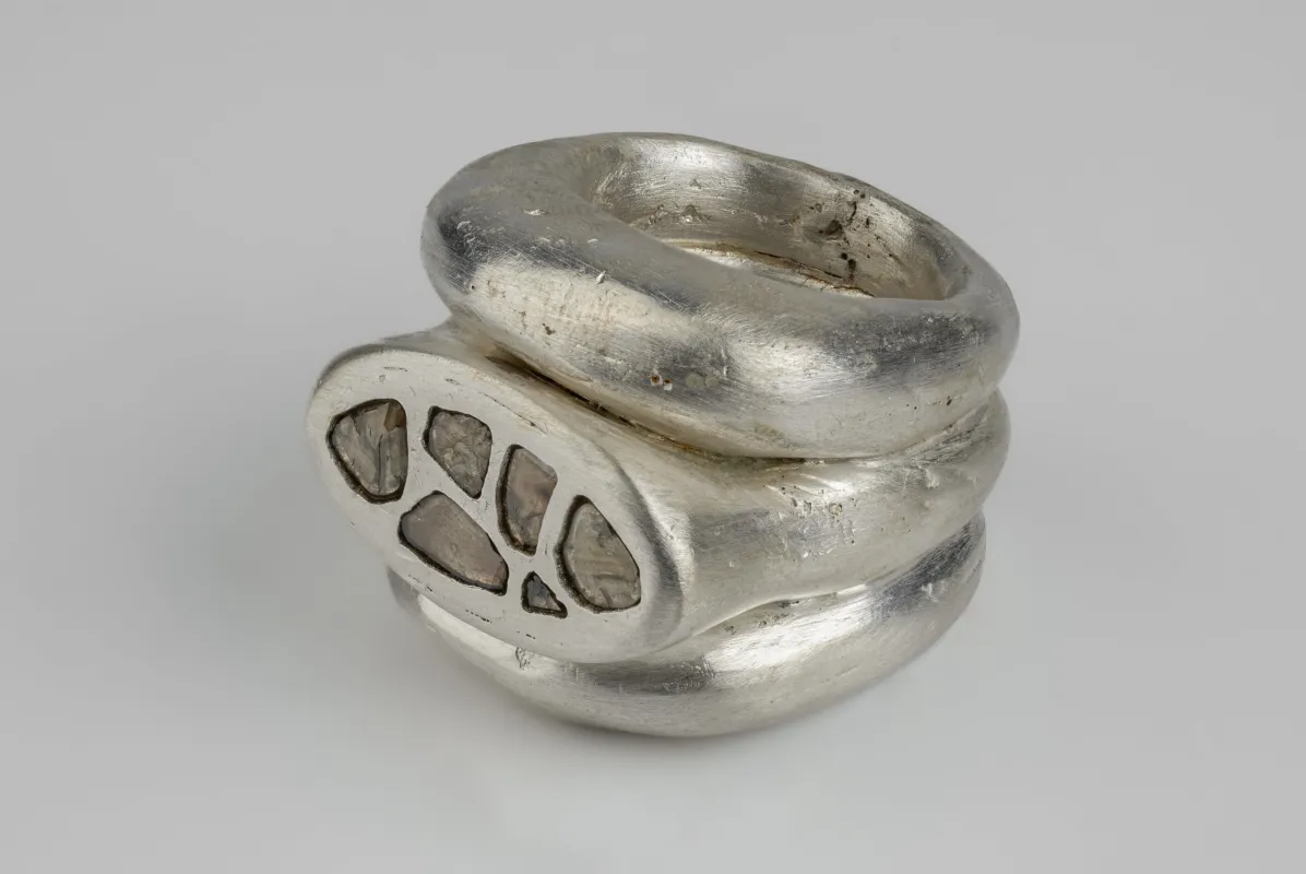 Stack Ring (Roman Mountain, Mega Pavé, MA+DIA) sold by Parts of Four