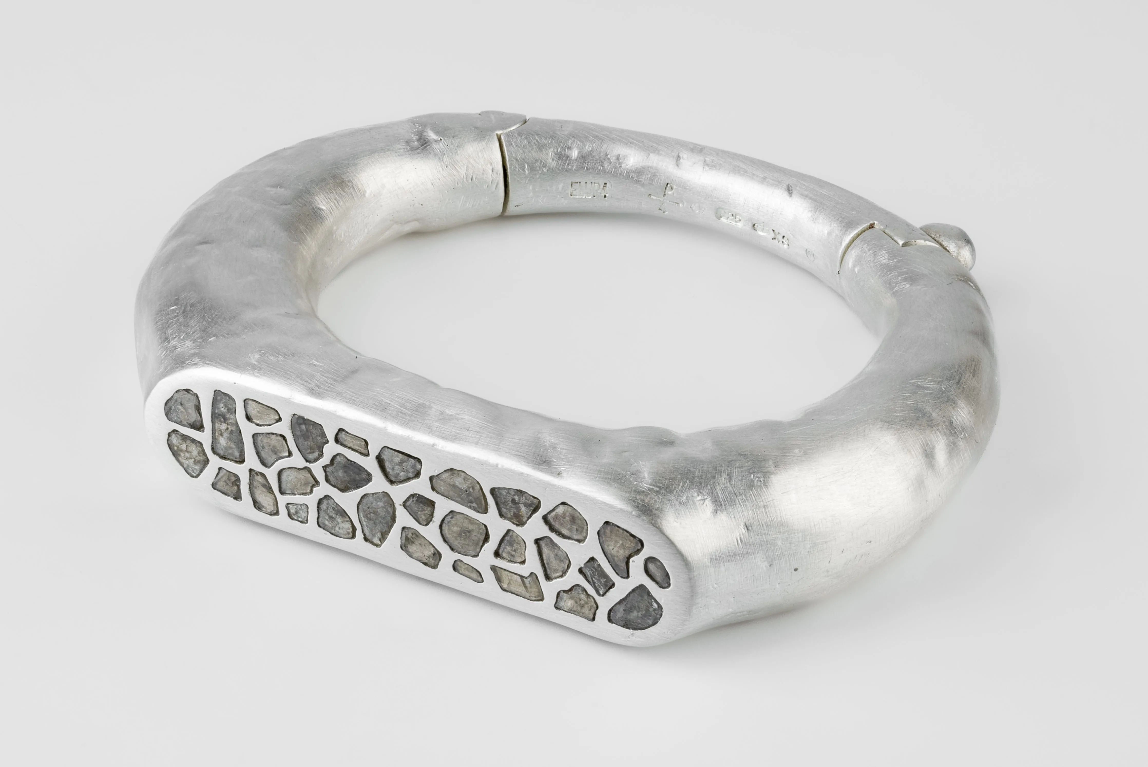 Thin Roman Bracelet (Mega Pavé, MA+DIA) sold by Parts of Four