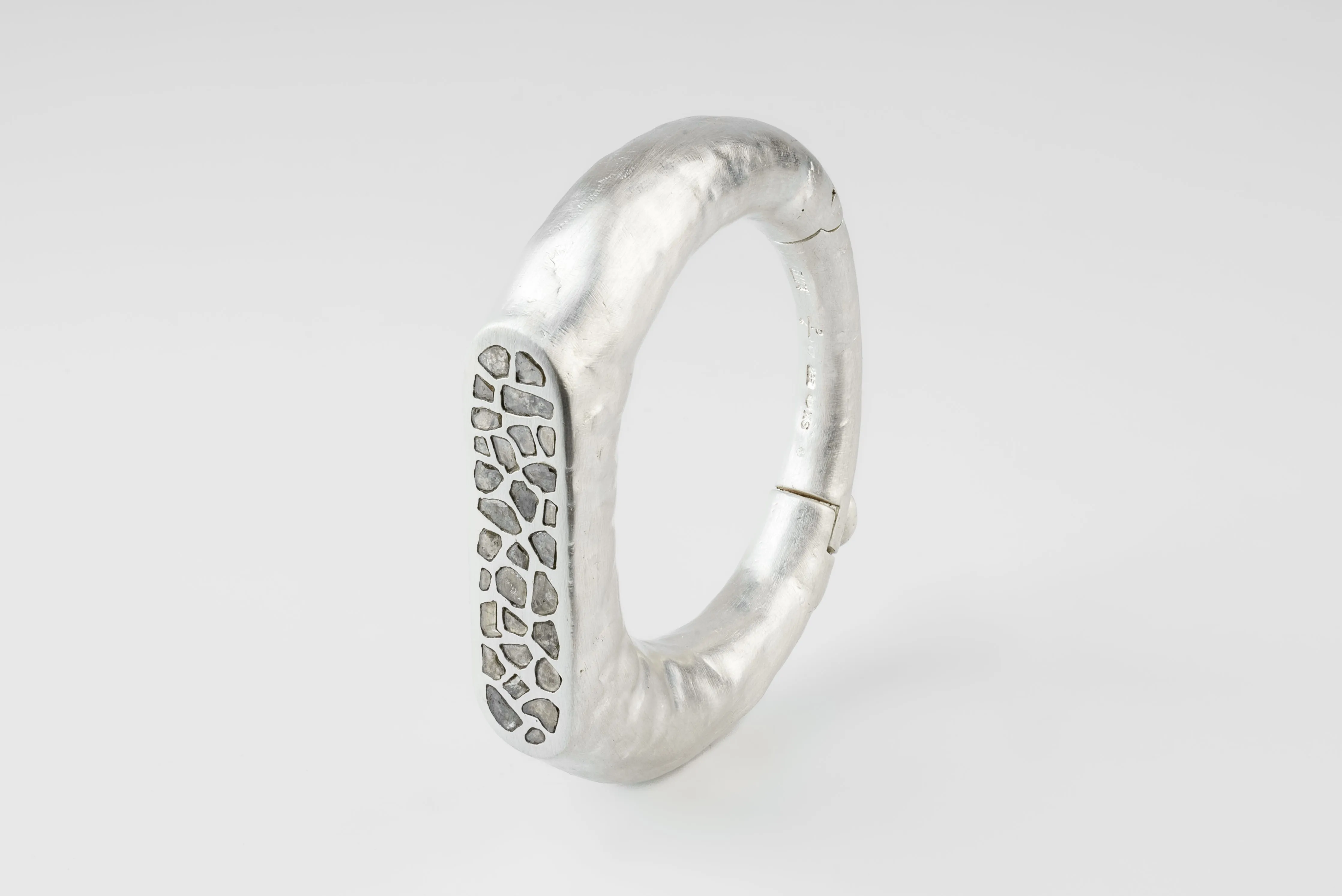 Thin Roman Bracelet (Mega Pavé, MA+DIA) sold by Parts of Four product image thumbnail 2