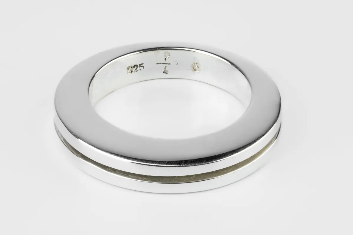 Crescent Crevice Ring (4mm, PA) sold by Parts of Four