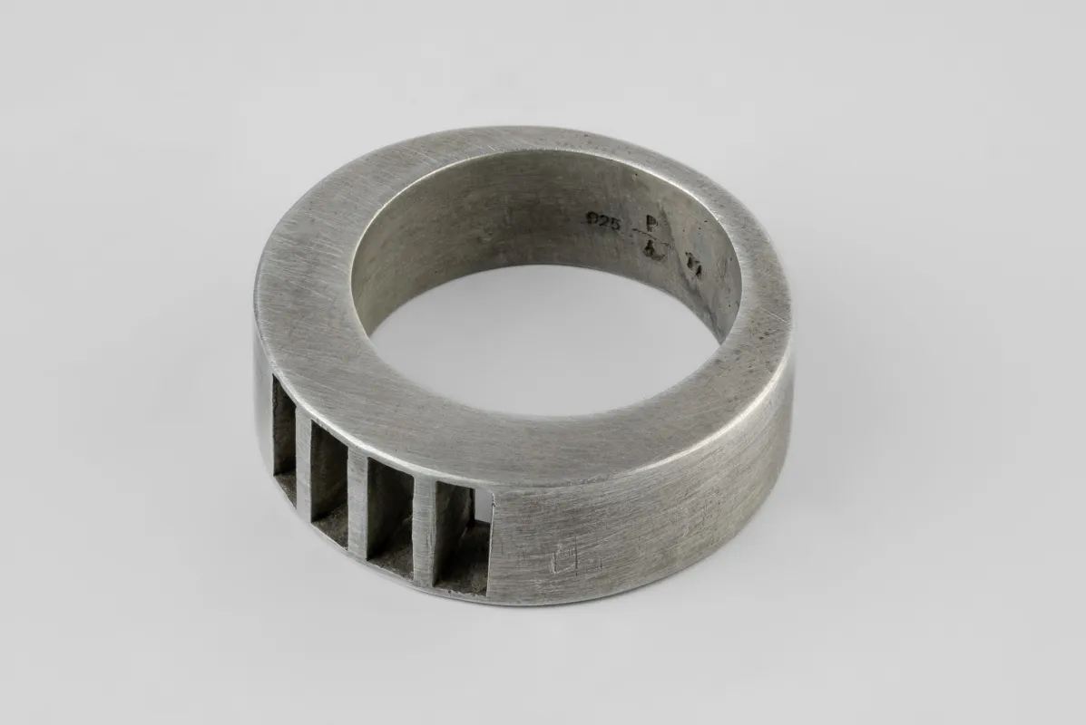 Crescent Ring (4-Bar Punchout, 9mm, DA) sold by Parts of Four