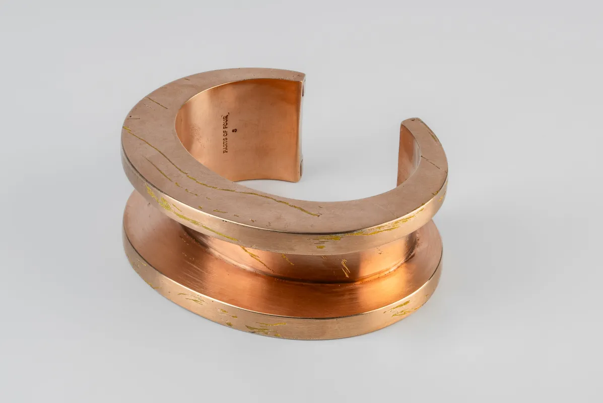 Crescent Channel Bracelet (30mm, AM) sold by Parts of Four