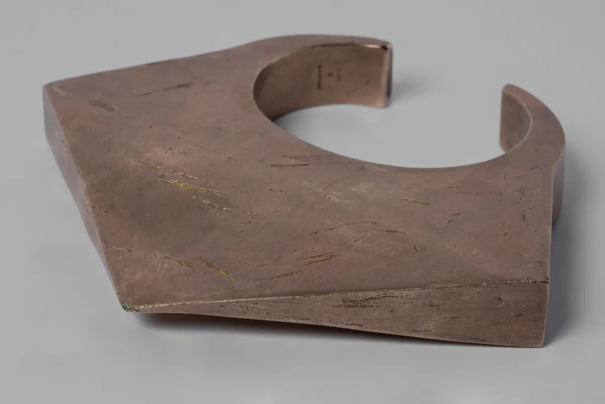 Crescent Bridge Bracelet (Pyramid Extrusion, 15mm, AM) sold by Parts of Four