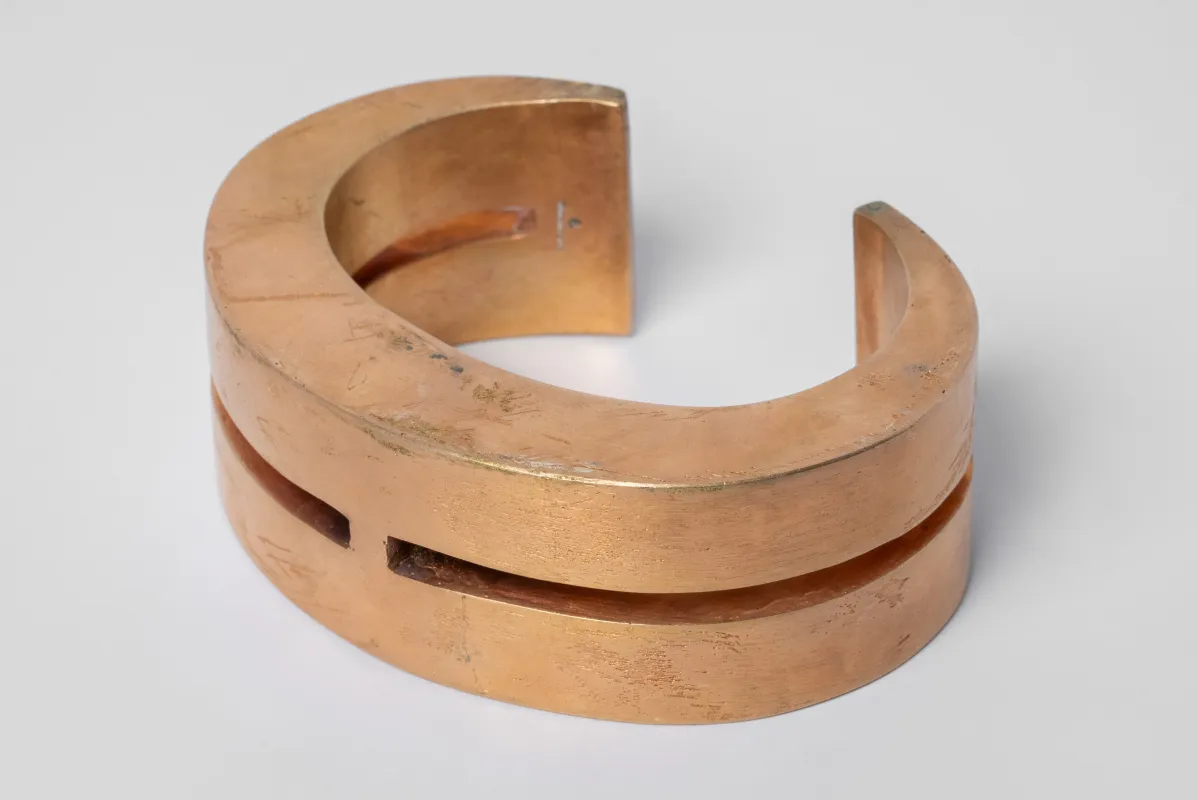 Crescent Crevice Bracelet (30mm, AM) sold by Parts of Four