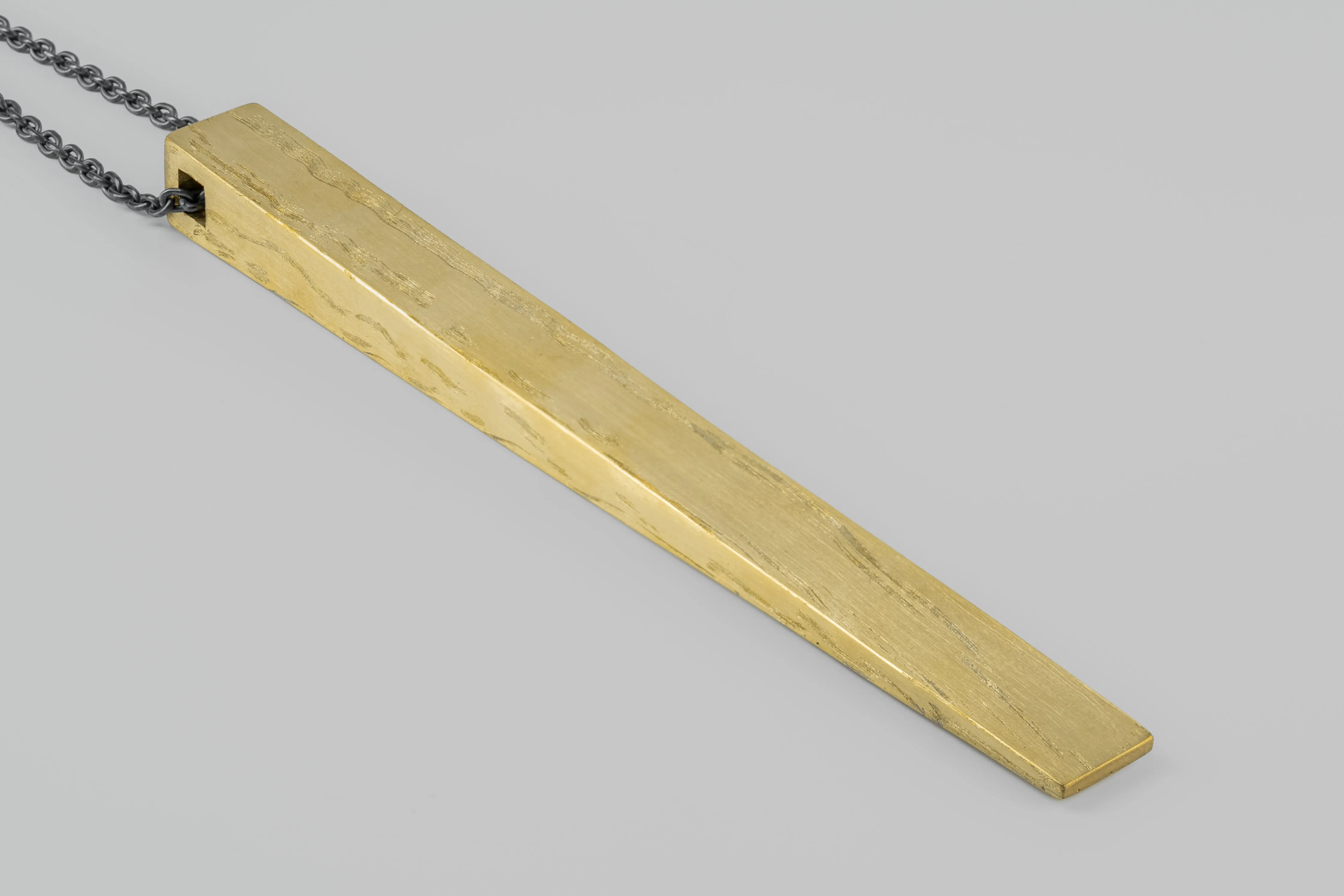 Giant Wedge Necklace (Half Width, v2, AG+KA) sold by Parts of Four