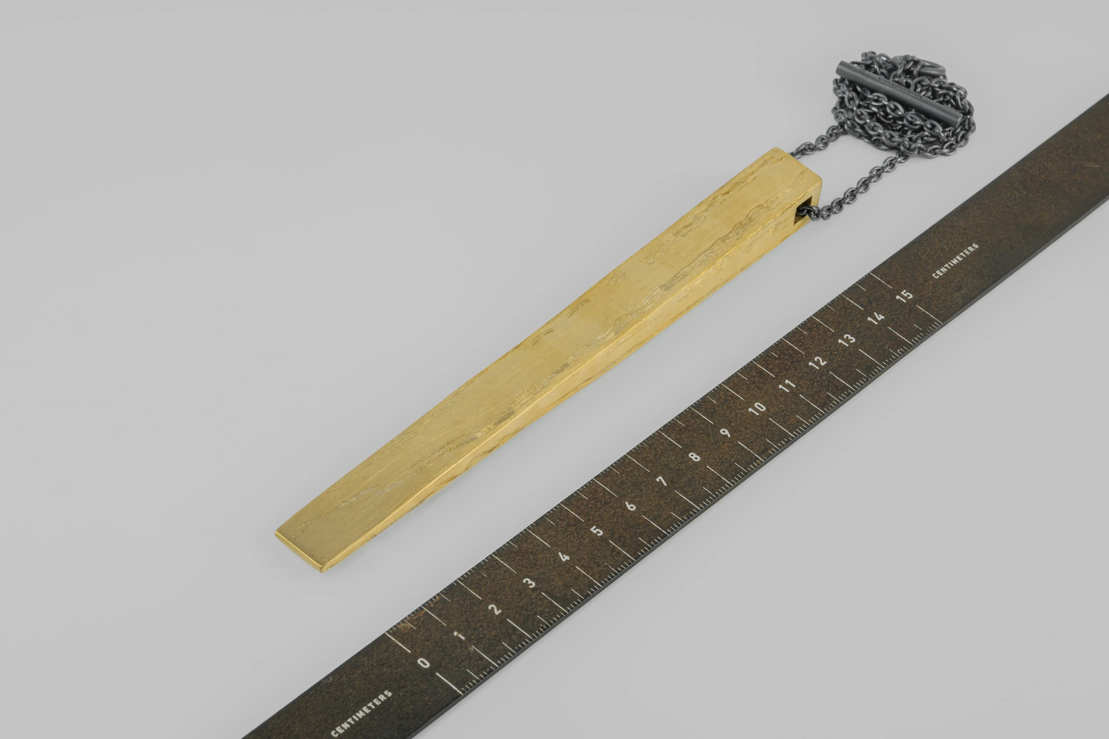 Giant Wedge Necklace (Half Width, v2, AG+KA) sold by Parts of Four product image thumbnail 5