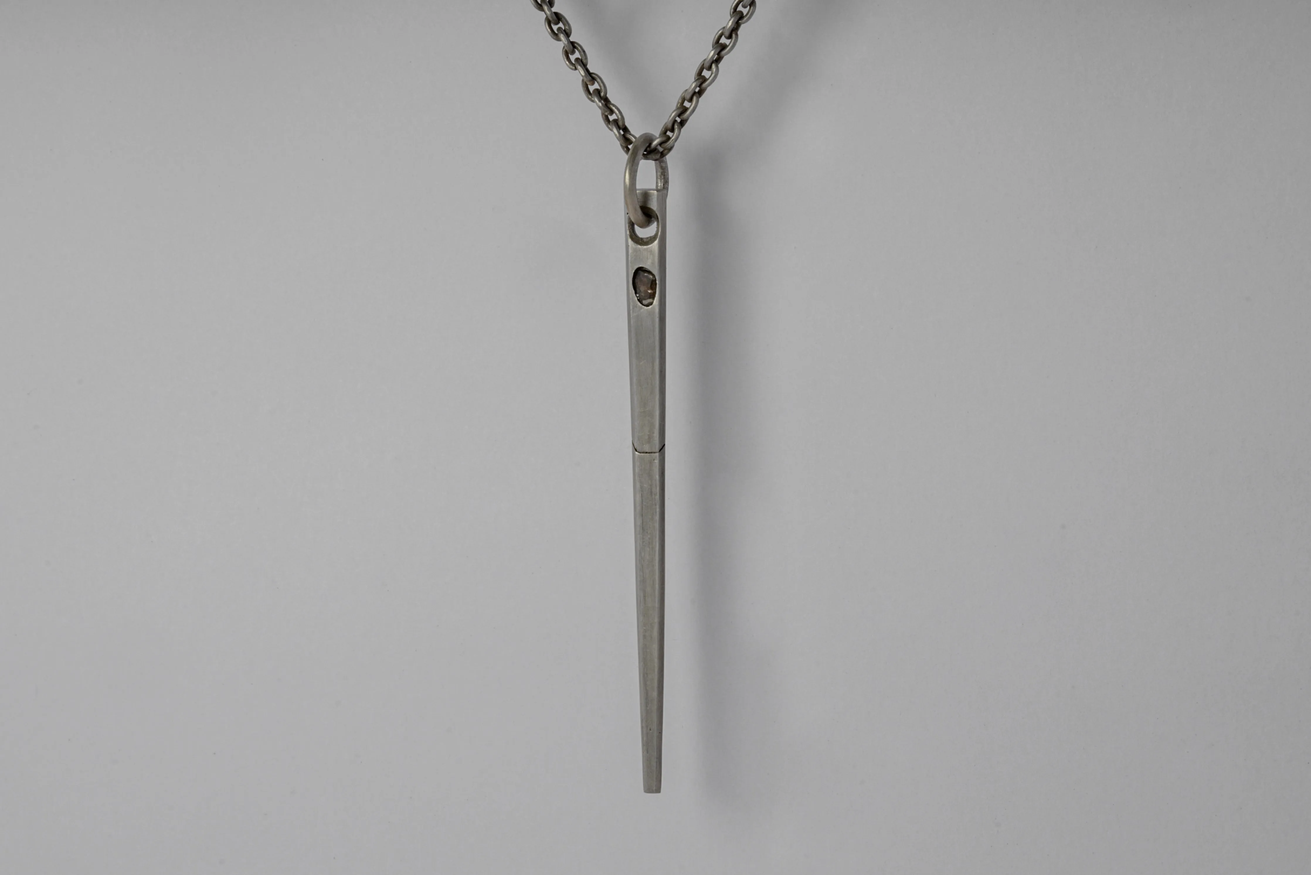 Spike Necklace (0.15 CT, Diamond Slab, DA+DIA) sold by Parts of Four product image thumbnail 2