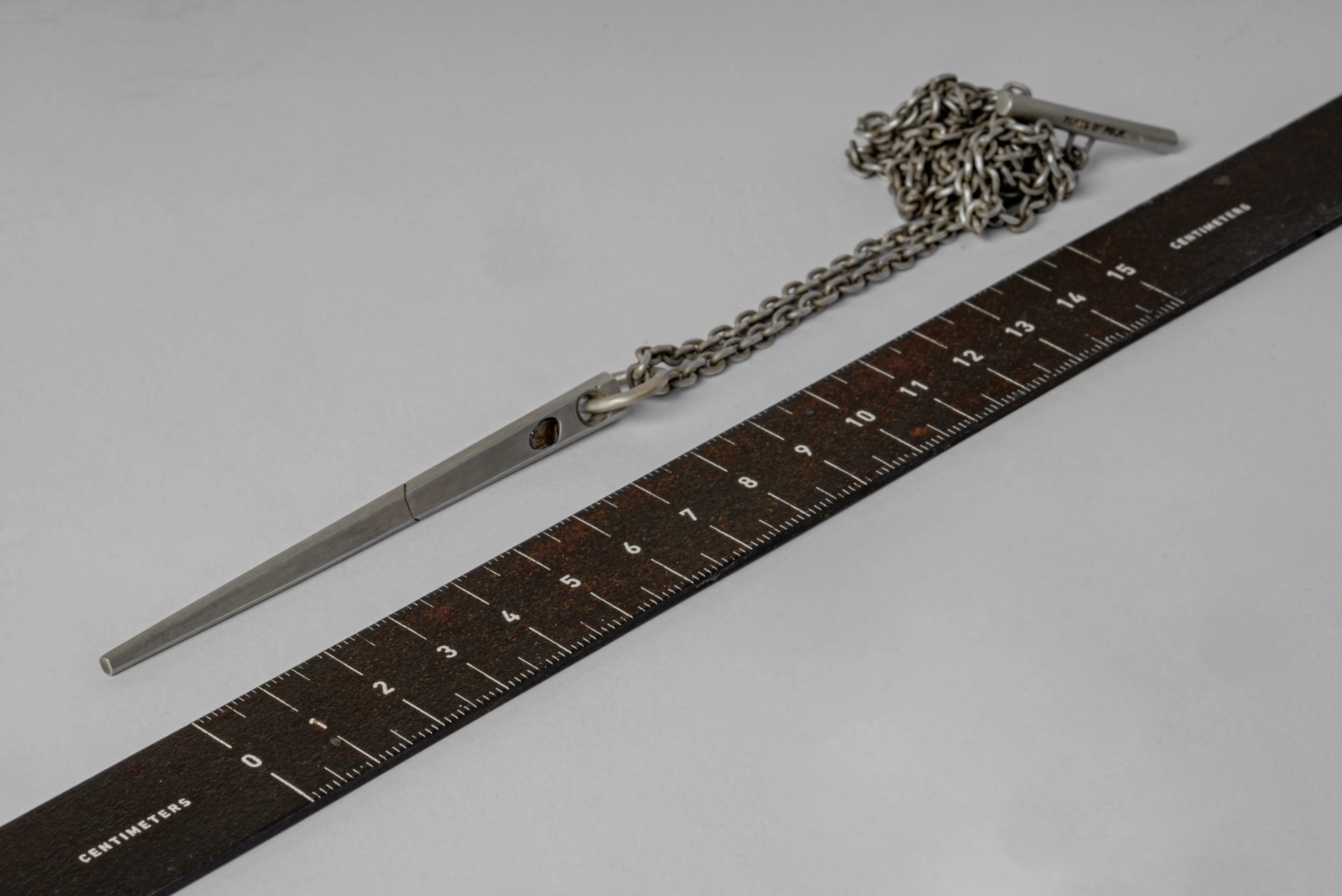 Spike Necklace (0.15 CT, Diamond Slab, DA+DIA) sold by Parts of Four product image thumbnail 4