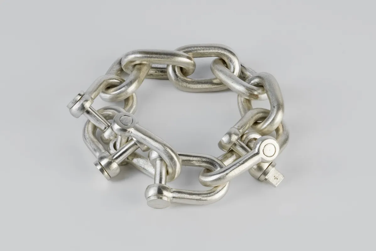 Charm Bracelet (Small Links, U-Bolt Chain Variant, MA) sold by Parts of Four