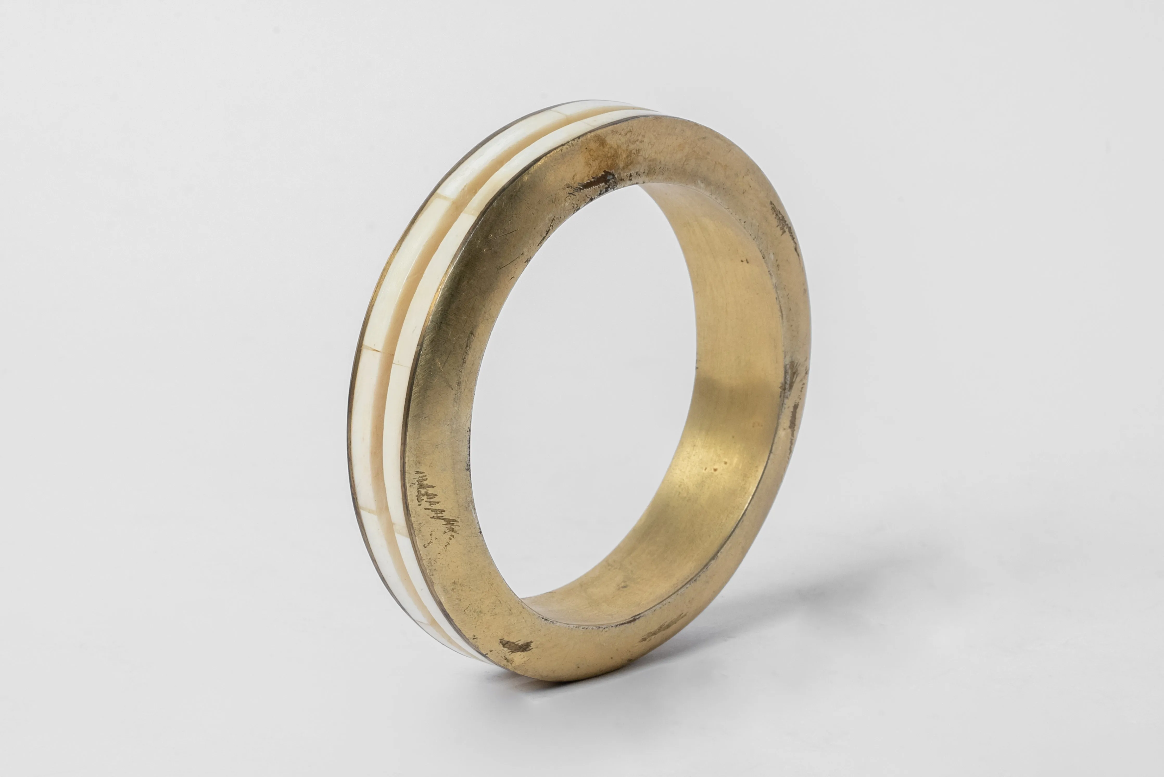 Portal Crevice Bangle (17mm, AG+MB) sold by Parts of Four product image thumbnail 3