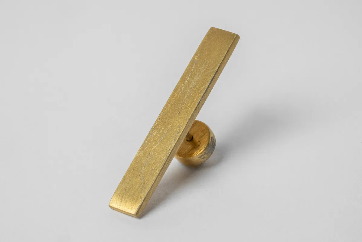 Plate Earring (Center point, 34mm, AGA) sold by Parts of Four