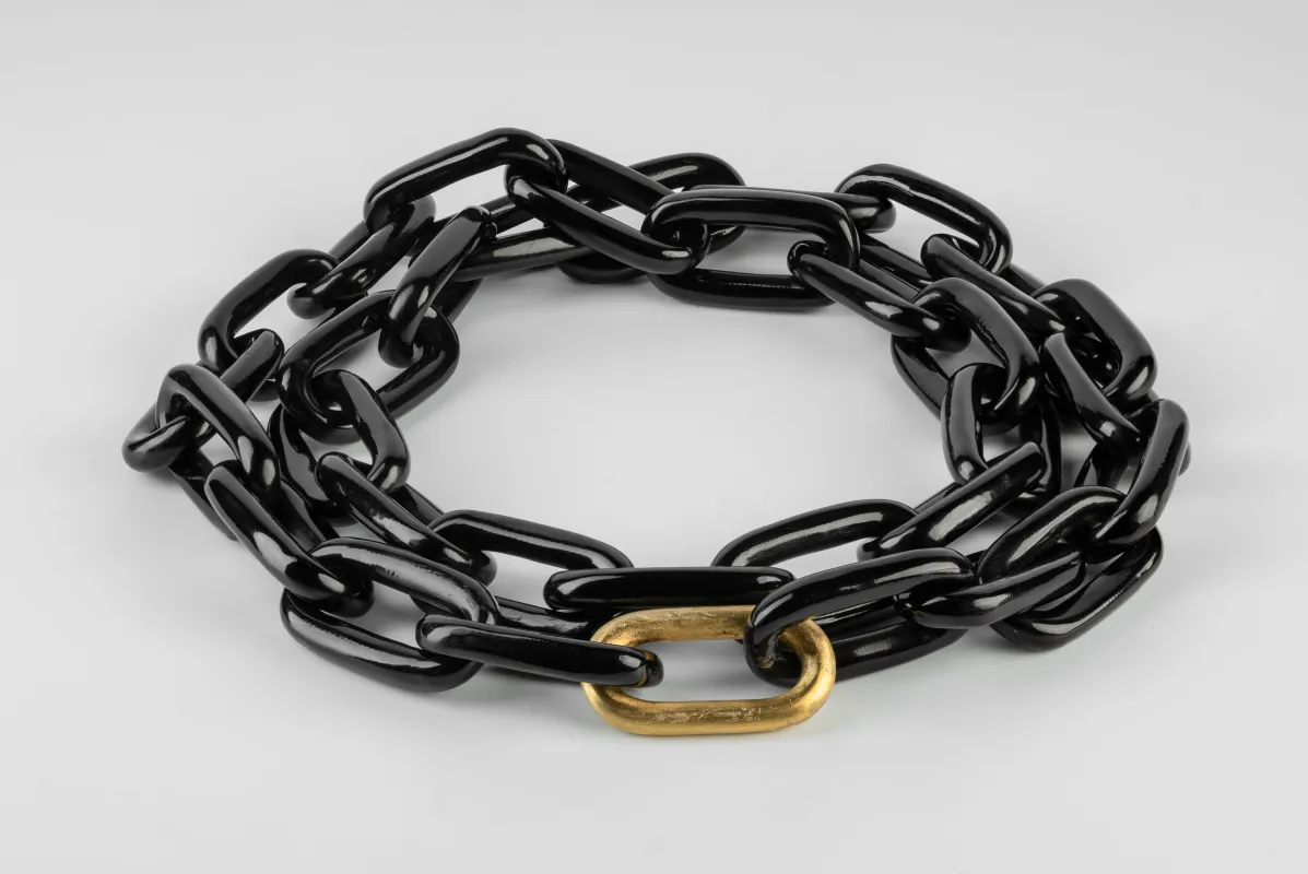 Organic Chain (Medium Links, 113cm, H+AG) sold by Parts of Four