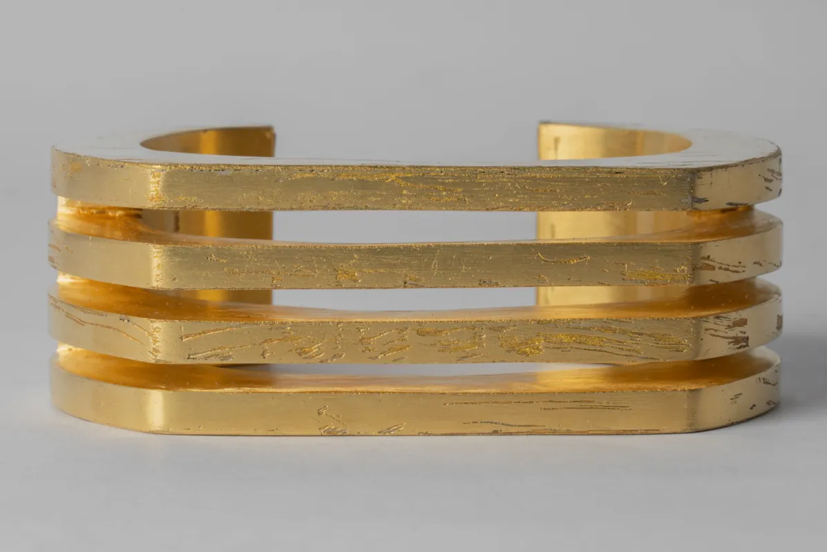 Crescent Plane Bracelet (Hybrid Deco Bars, 30mm, AG) sold by Parts of Four