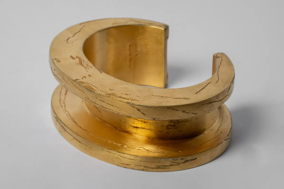 Crescent Channel Bracelet (30mm, AG) sold by Parts of Four